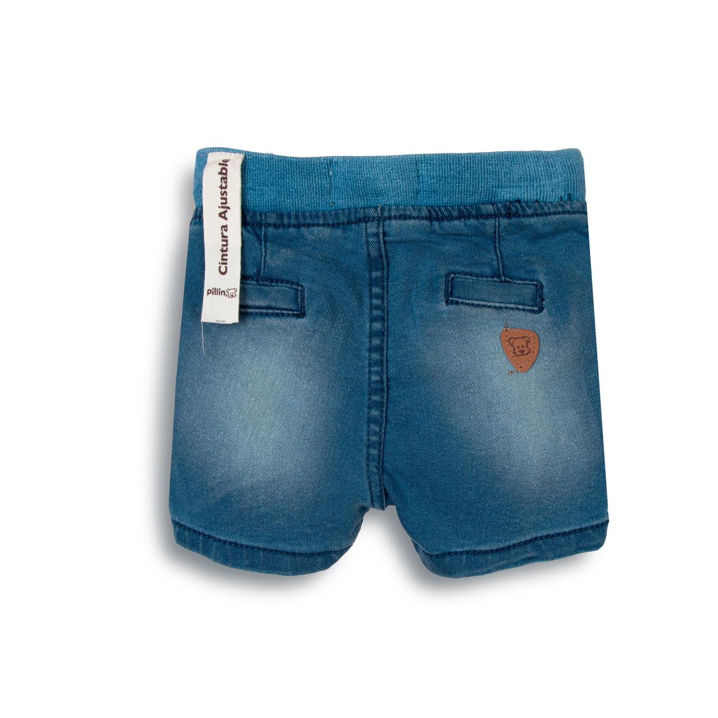 BERMUDA  NIÑO DENIM PILLIN (PVC734-25DEN) - 2