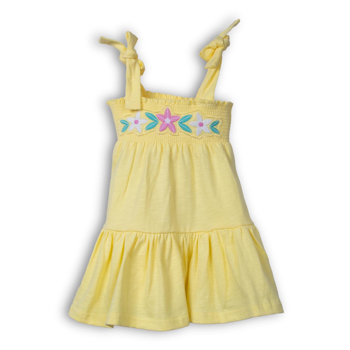 VESTIDO  NIÑA AMARILLO PILLIN (PVC670-25AMA) - 1