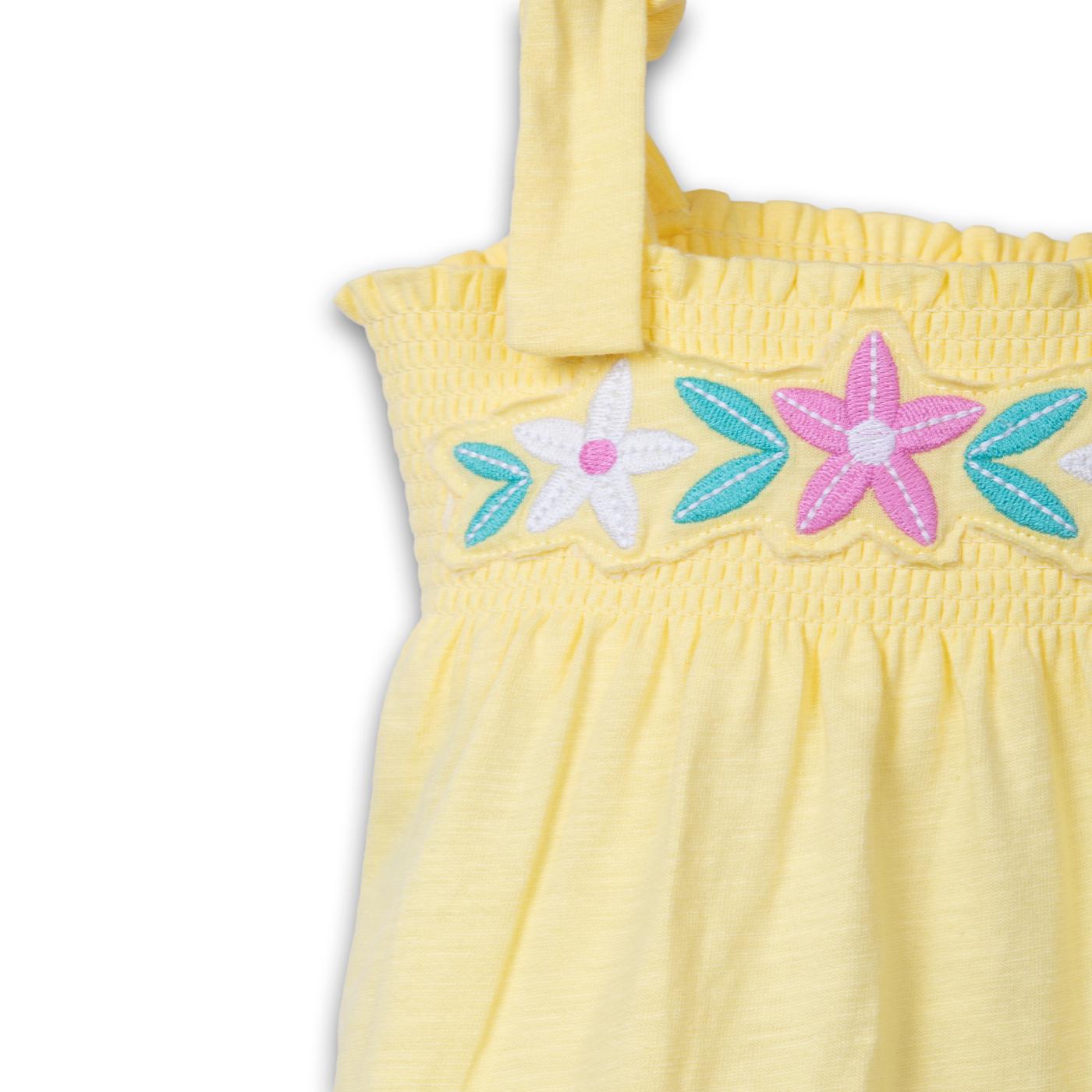 VESTIDO  NIÑA AMARILLO PILLIN (PVC670-25AMA) - 3