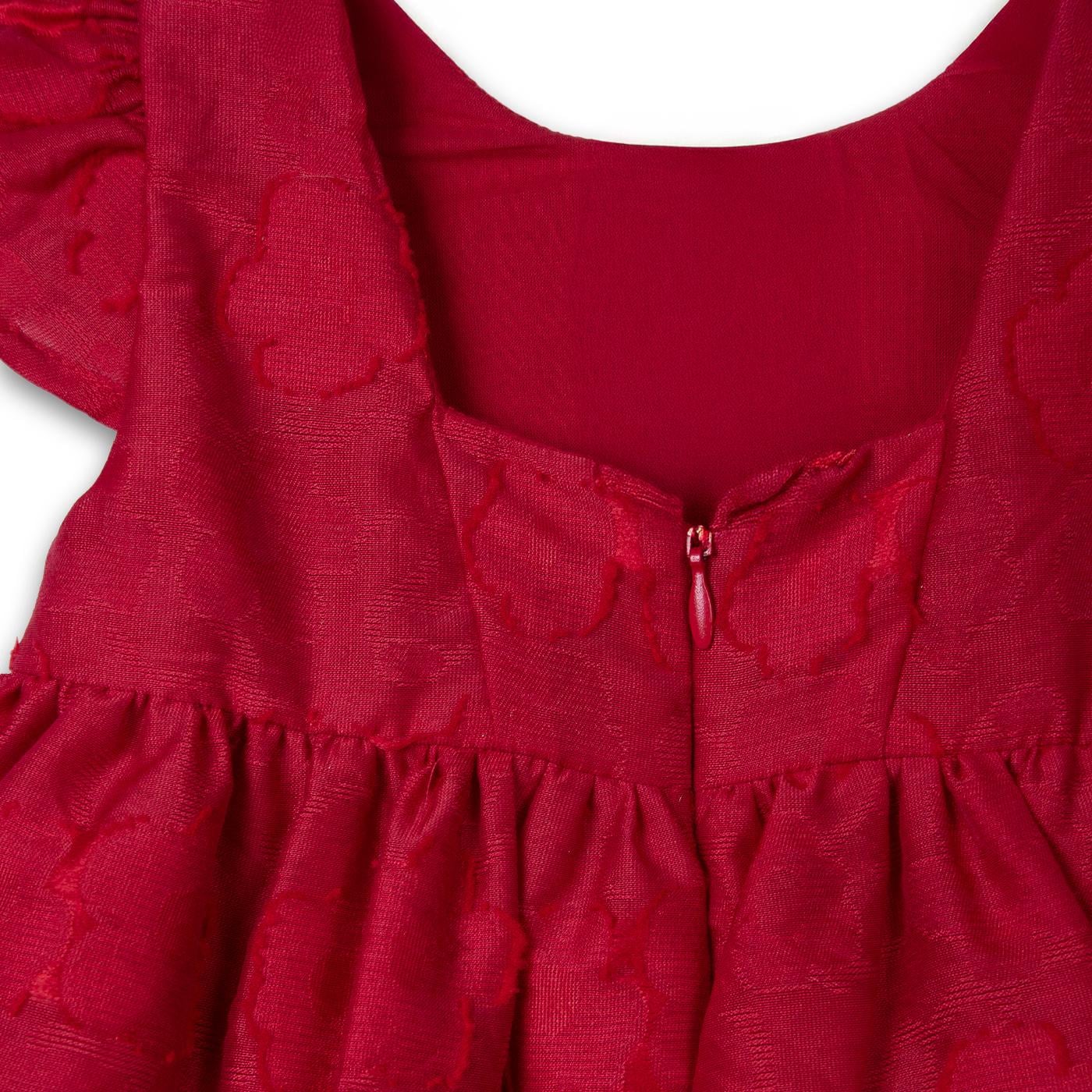 VESTIDO  NIÑA ROJO PILLIN (PVC845-25ROJ) - 4