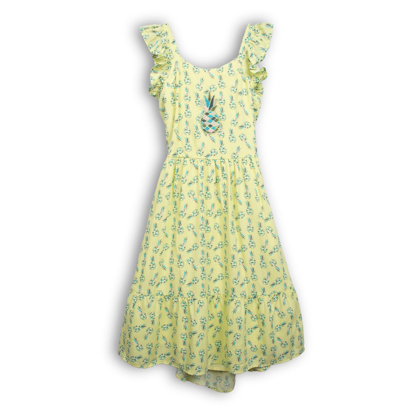 VESTIDO NIÑA AMARILLO PILLIN (PVC841-25AMA) - 1