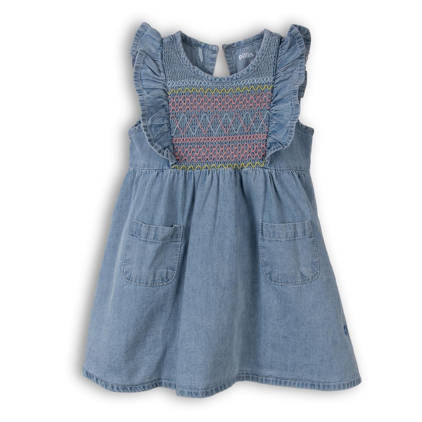 VESTIDO  NIÑA DENIM PILLIN (PVC745-25DEN) - 1