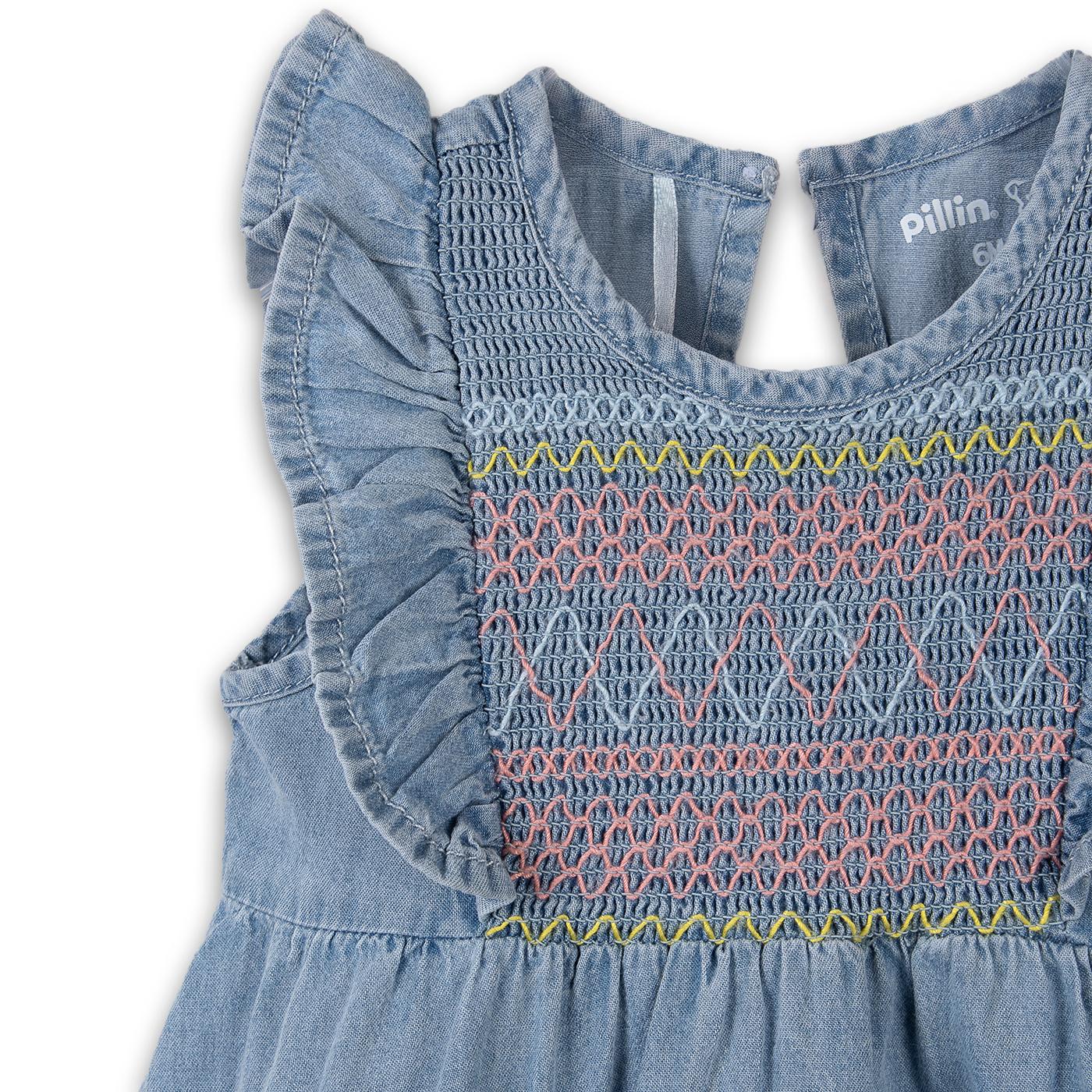 VESTIDO  NIÑA DENIM PILLIN (PVC745-25DEN) - 3