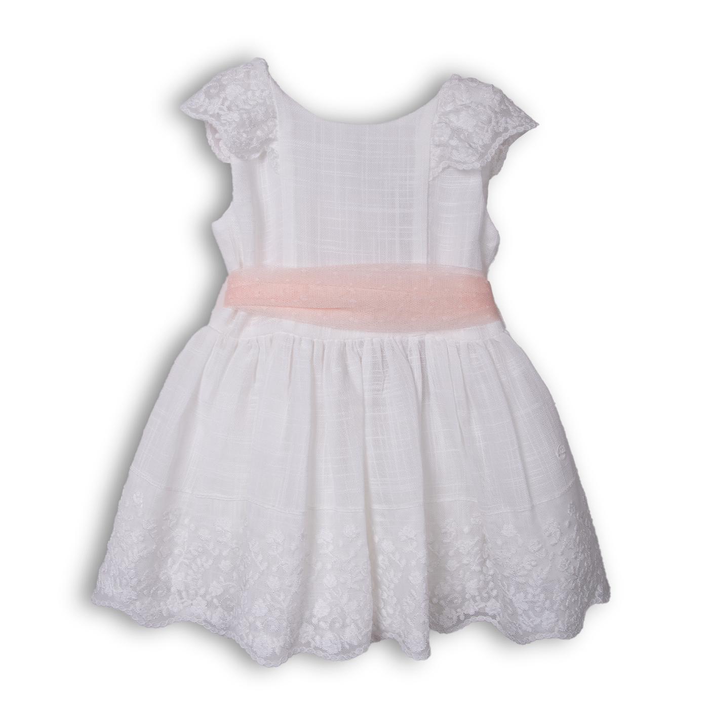 VESTIDO  NIÑA BLANCO PILLIN (PVC846-25BCO) - 1
