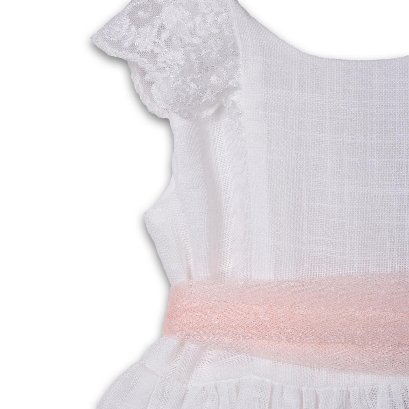 VESTIDO  NIÑA BLANCO PILLIN (PVC846-25BCO) - 3