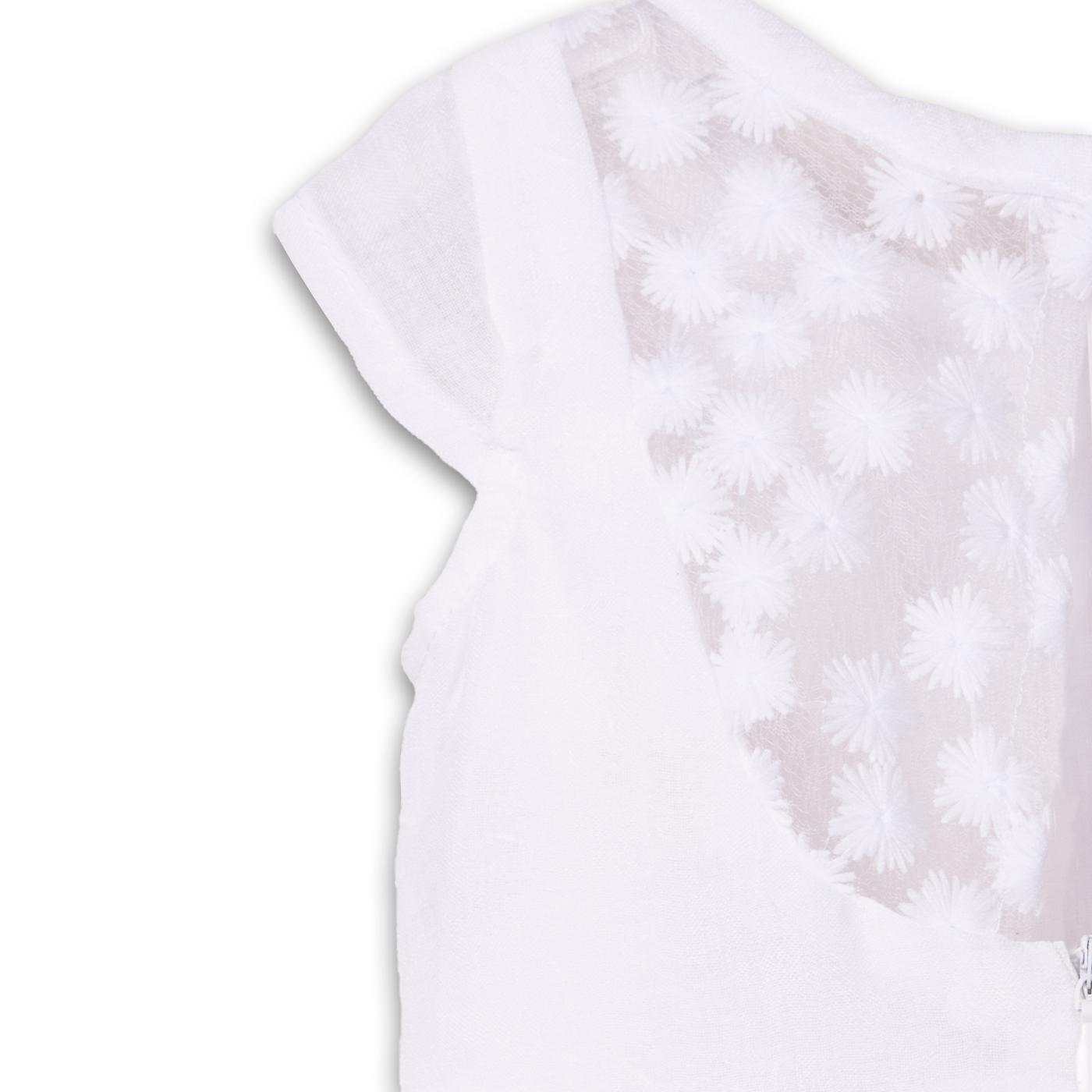 VESTIDO  NIÑA BLANCO PILLIN (PVC847-25BCO) - 4