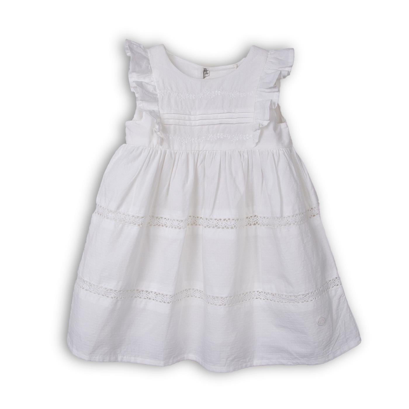 VESTIDO  NIÑA BLANCO PILLIN (PVC809-25BCO) - 1