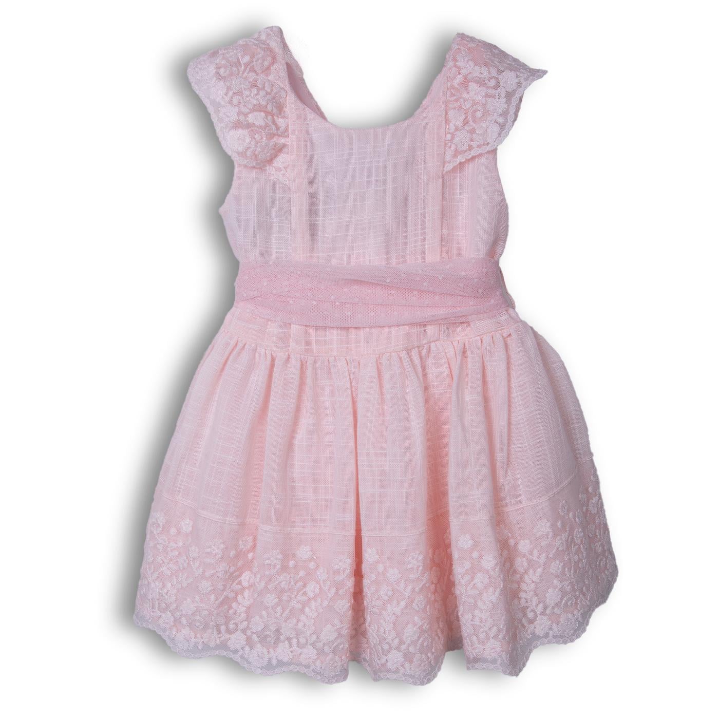 VESTIDO  NIÑA ROSADO PILLIN (PVC846-25ROS) - 1