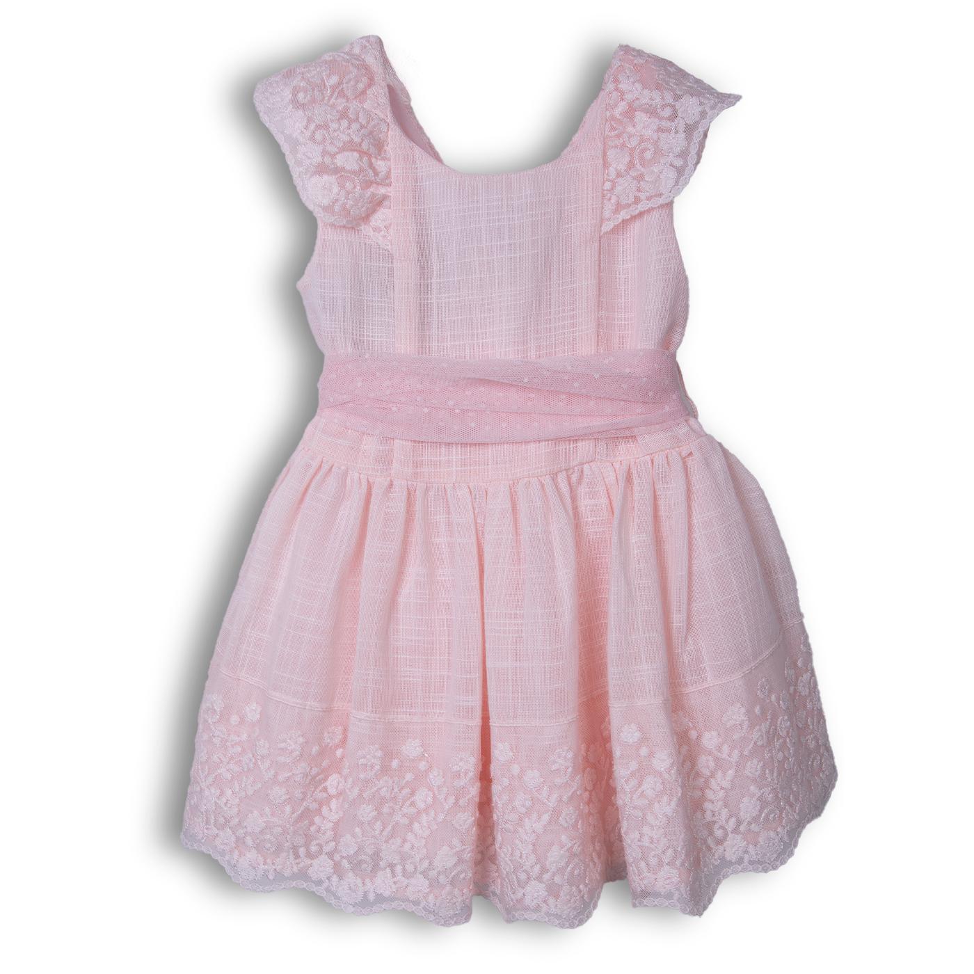 VESTIDO  NIÑA ROSADO PILLIN (PVC846-25ROS) - 1