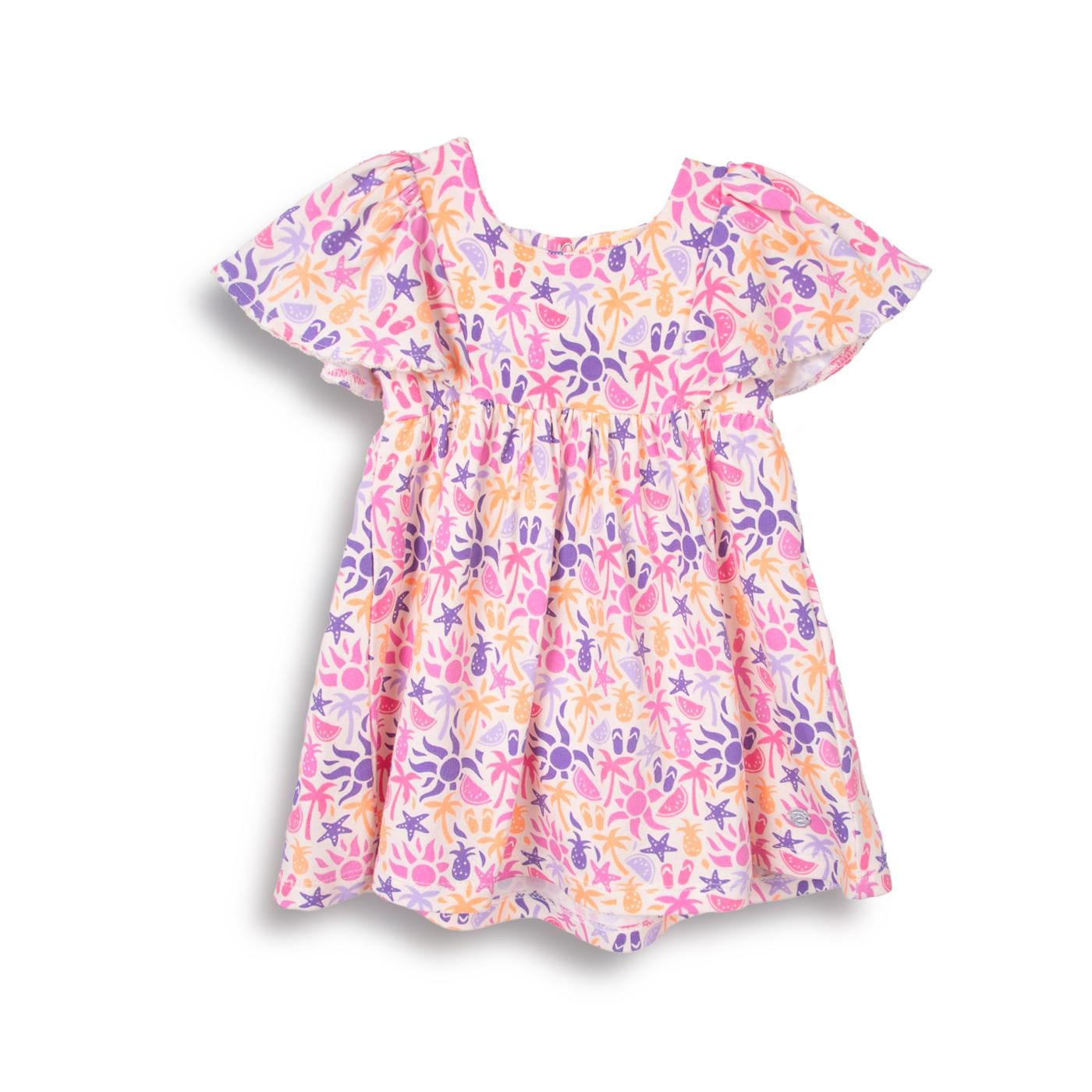 VESTIDO  NIÑA BLANCO PILLIN (PVC613-25BCO) - 1