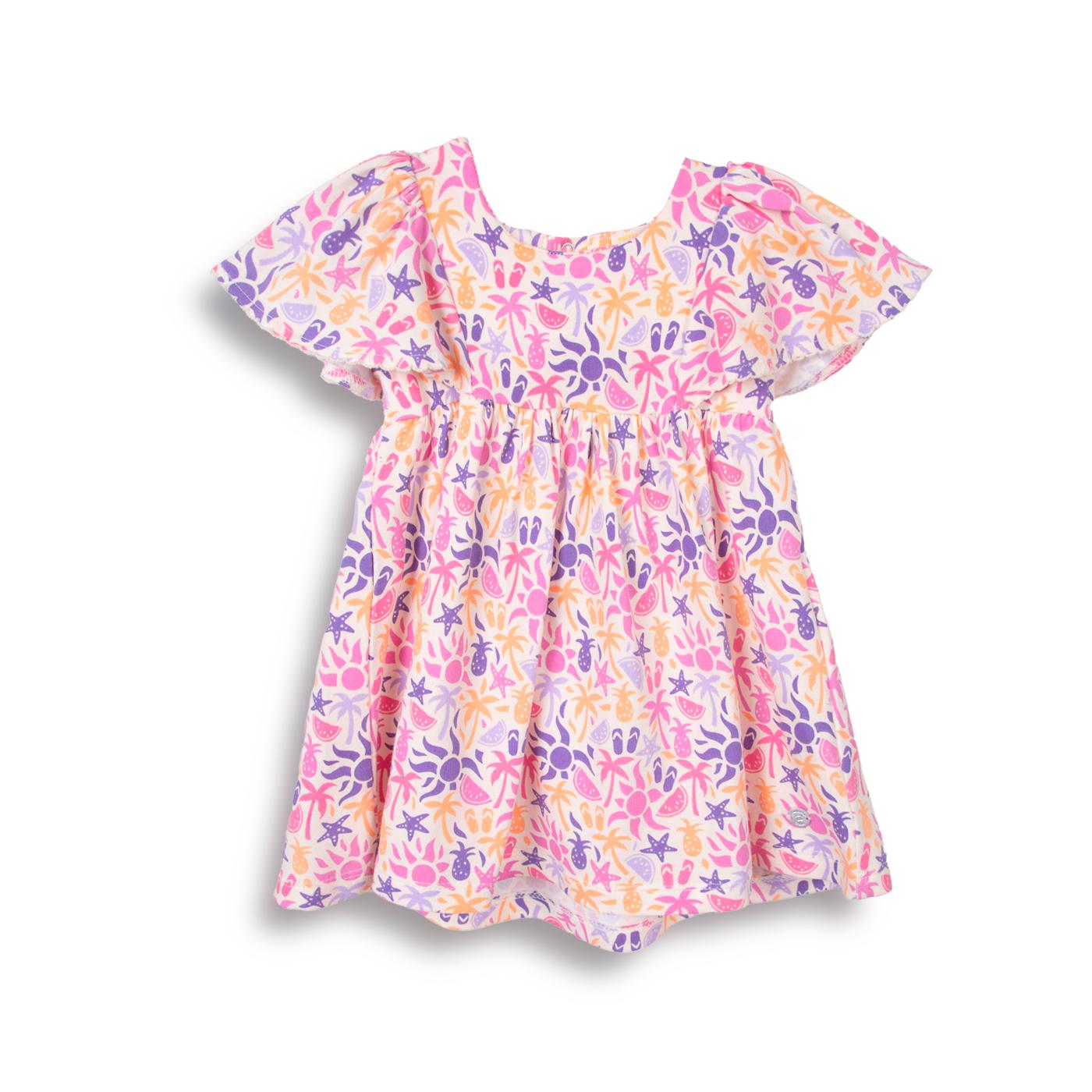 VESTIDO  NIÑA BLANCO PILLIN (PVC613-25BCO) - 1
