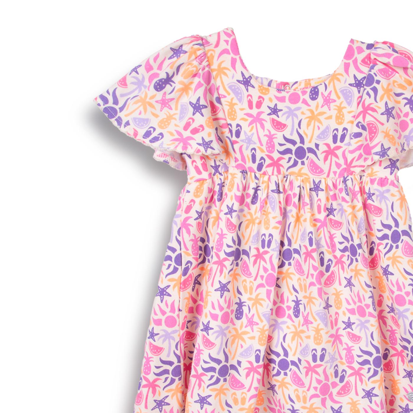 VESTIDO  NIÑA BLANCO PILLIN (PVC613-25BCO) - 3