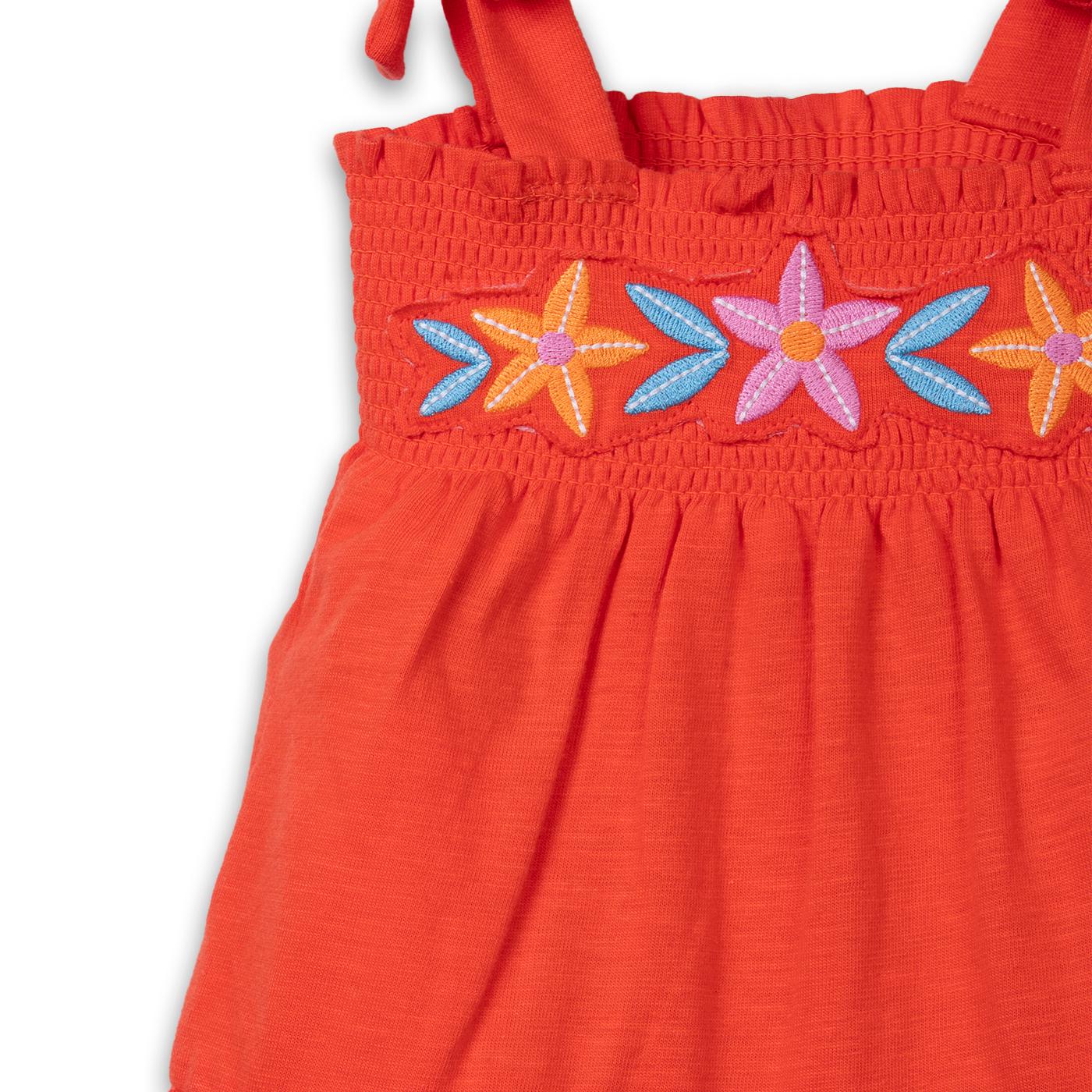 VESTIDO  NIÑA ROJO PILLIN (PVC670-25ROJ) - 3