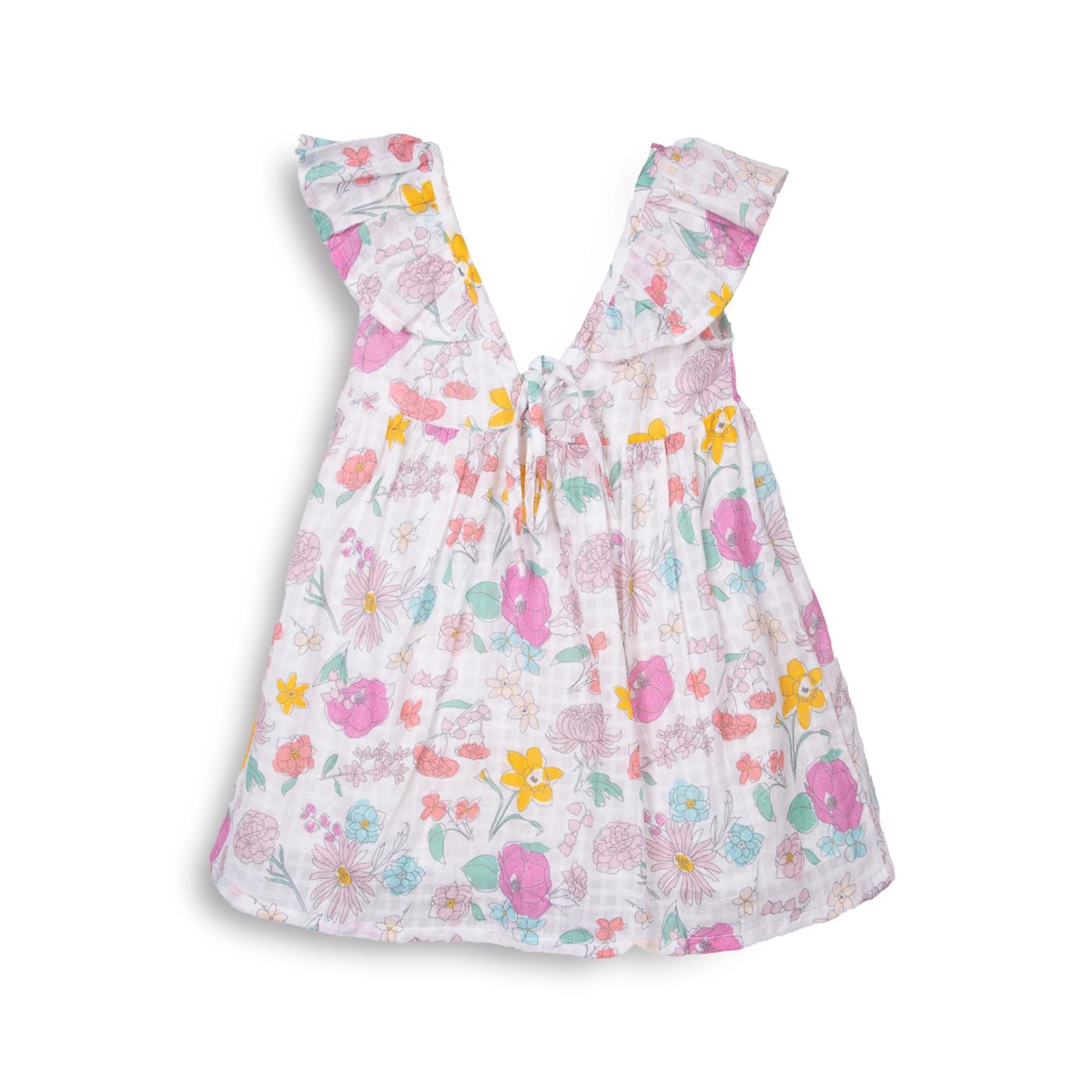 VESTIDO  NIÑA BLANCO PILLIN (PVC826-25BCO) - 2