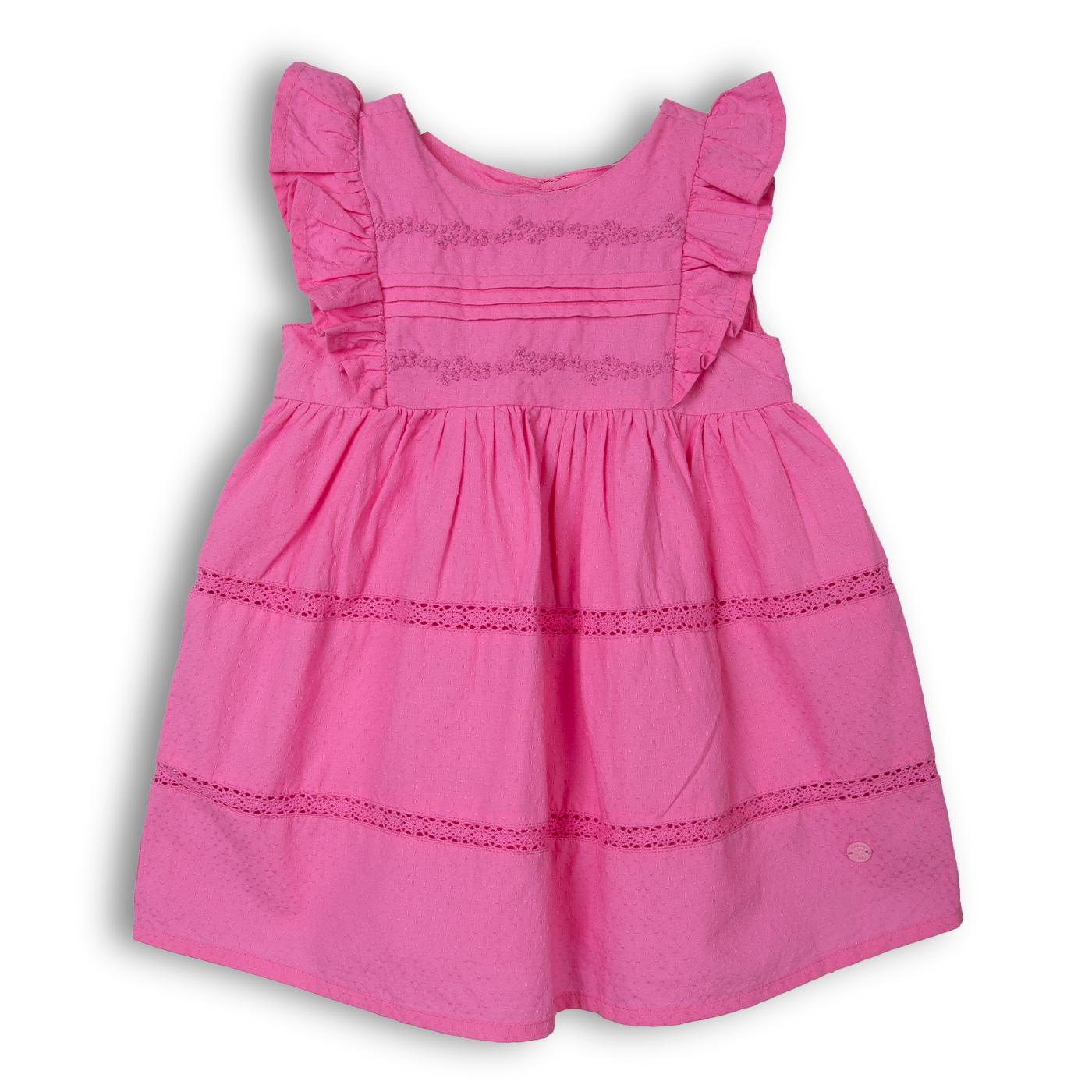 VESTIDO  NIÑA FUCSIA PILLIN (PVC809-25FUC) - 1