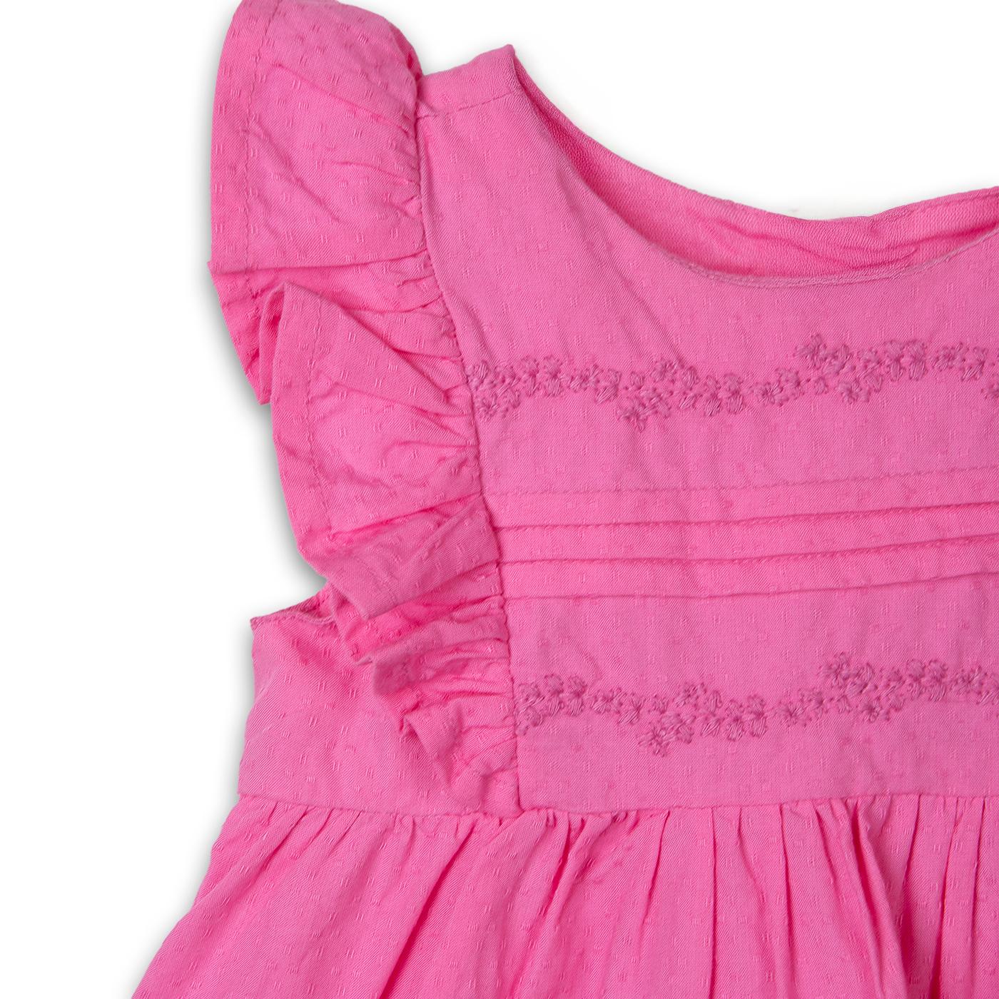 VESTIDO  NIÑA FUCSIA PILLIN (PVC809-25FUC) - 3