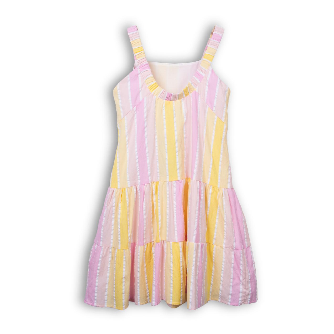 VESTIDO NIÑA AMARILLO PILLIN (TVC812-25AMA) - 1