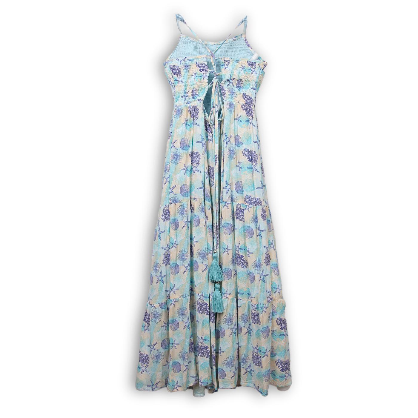 VESTIDO NIÑA AZUL PILLIN (TVC813-25AZU) - 2