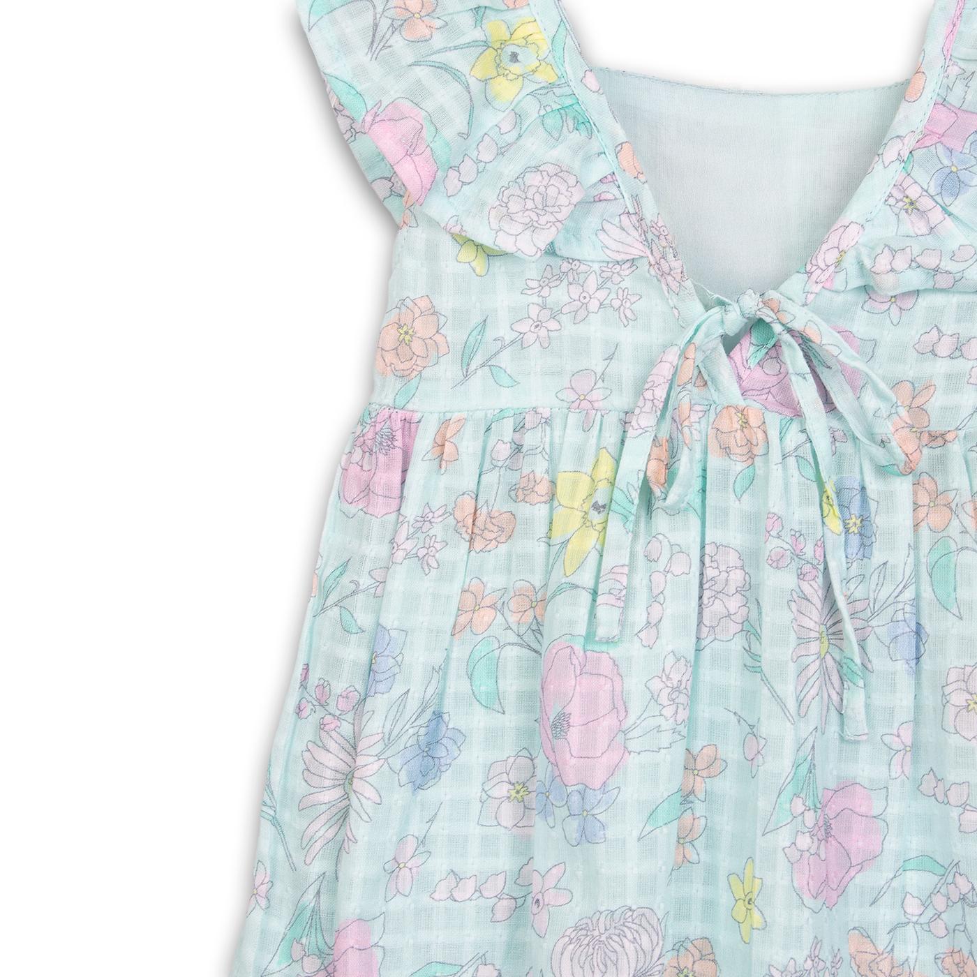 VESTIDO  NIÑA VERDE PILLIN (PVC826-25VER) - 4