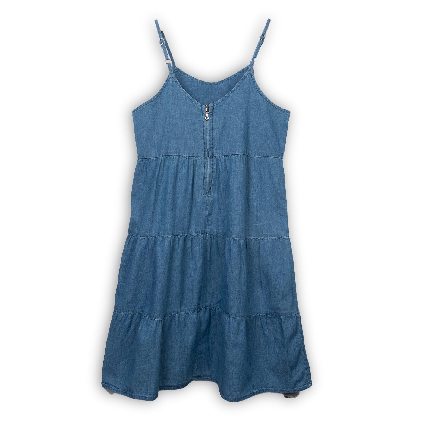 VESTIDO NIÑA AZUL PILLIN (TVC712-25AZU) - 2