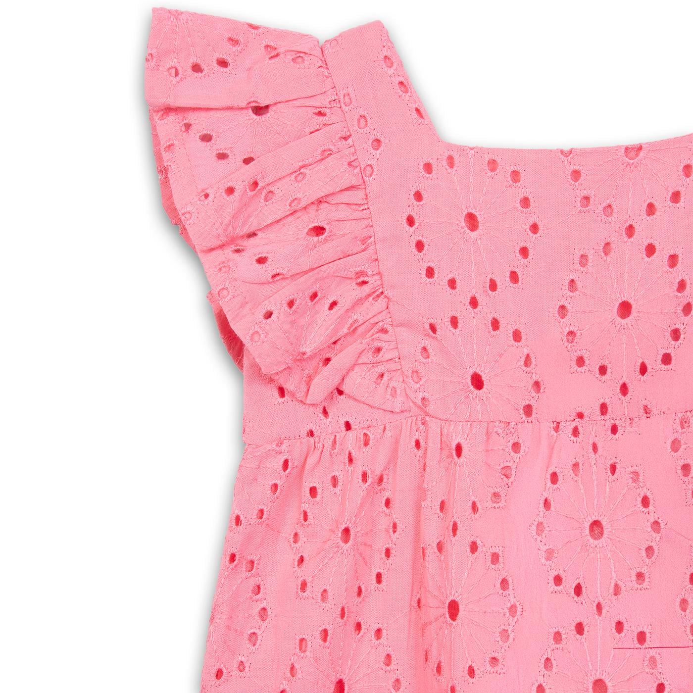 VESTIDO  NIÑA CORAL PILLIN (PVC827-25COR) - 3