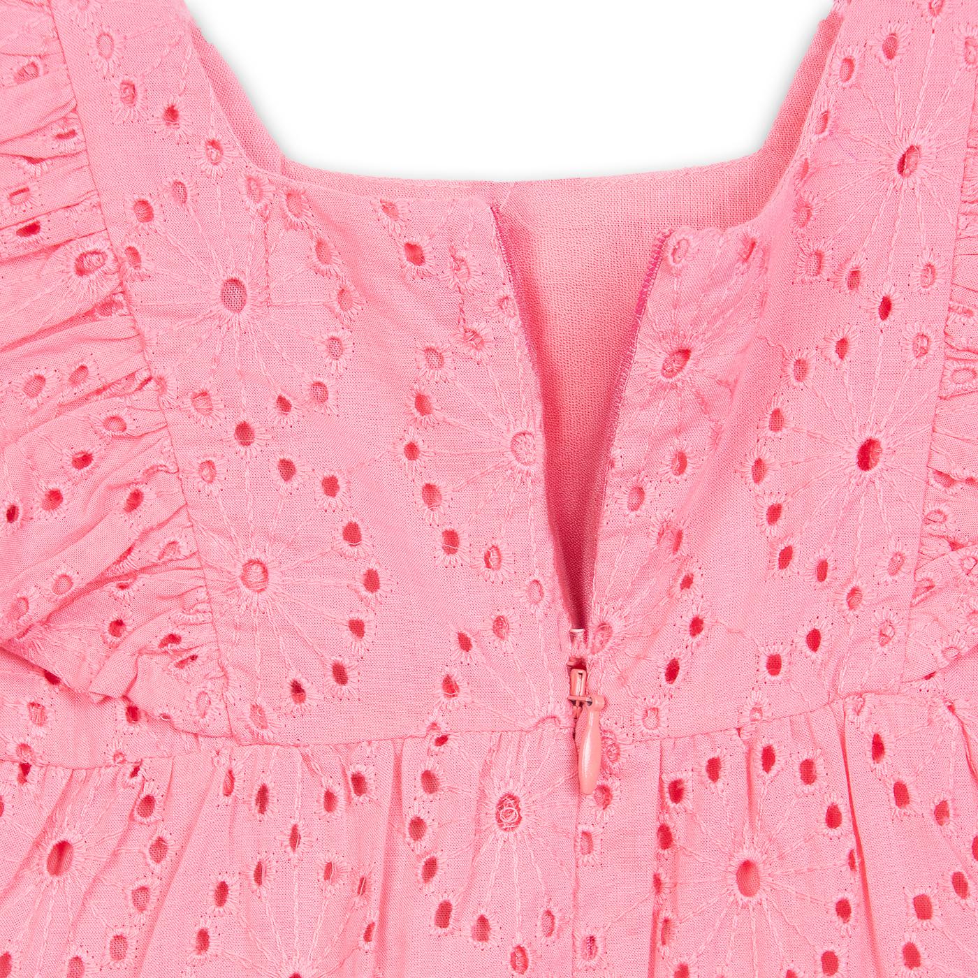 VESTIDO  NIÑA CORAL PILLIN (PVC827-25COR) - 4