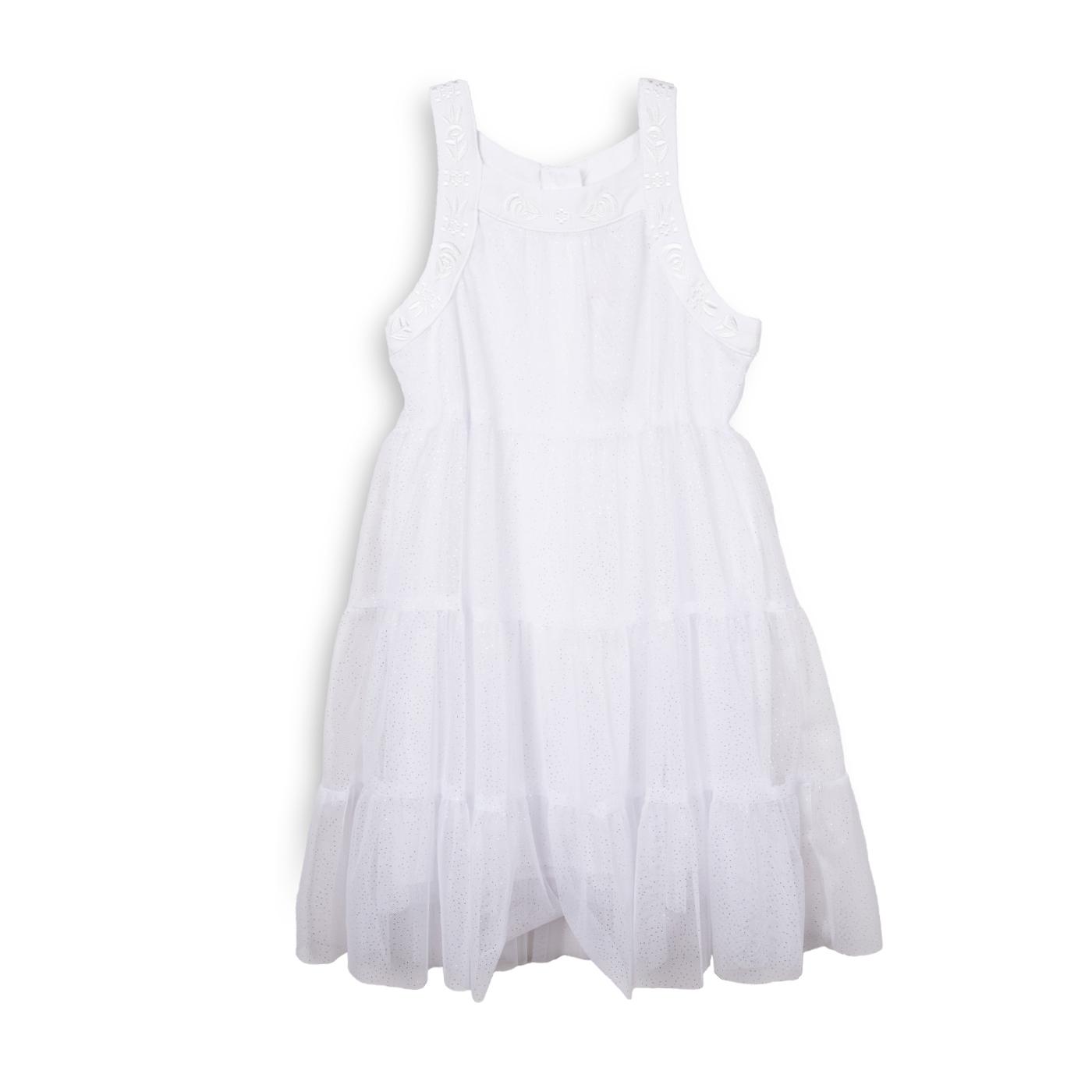 VESTIDO NIÑA BLANCO PILLIN (PVC843-25BCO) - 1
