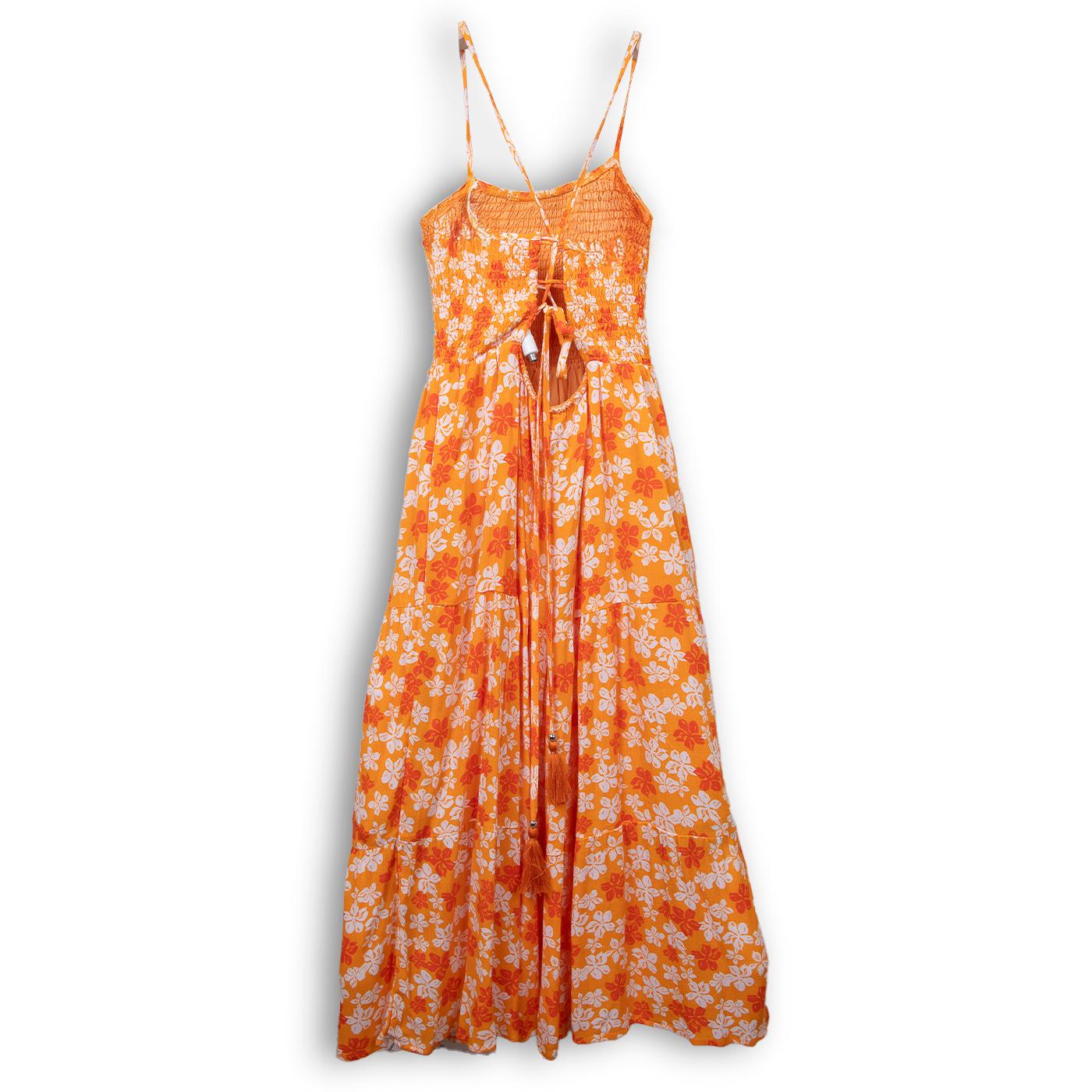 VESTIDO NIÑA NARANJO PILLIN (TVC813-25NAR) - 2