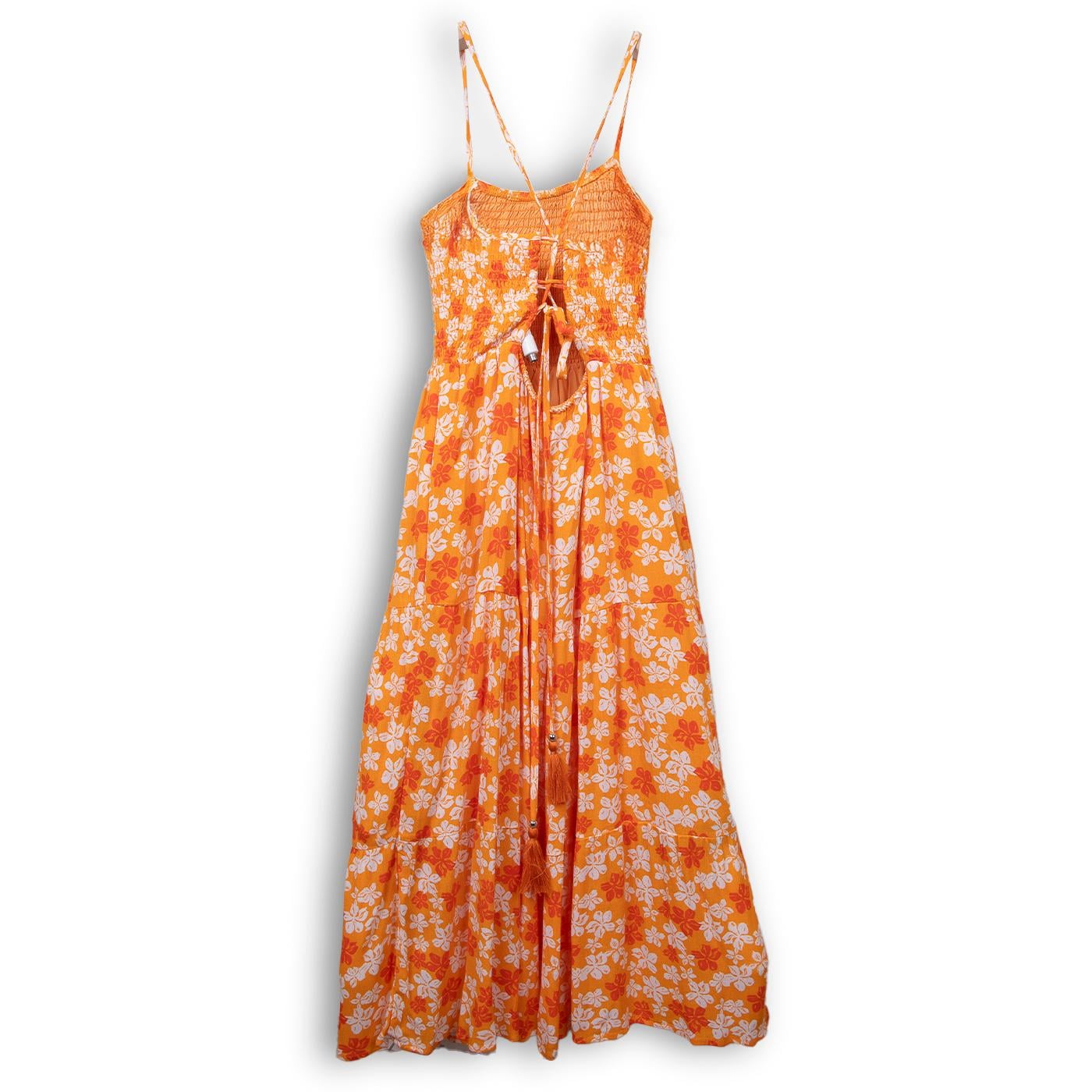 VESTIDO NIÑA NARANJO PILLIN (TVC813-25NAR) - 2