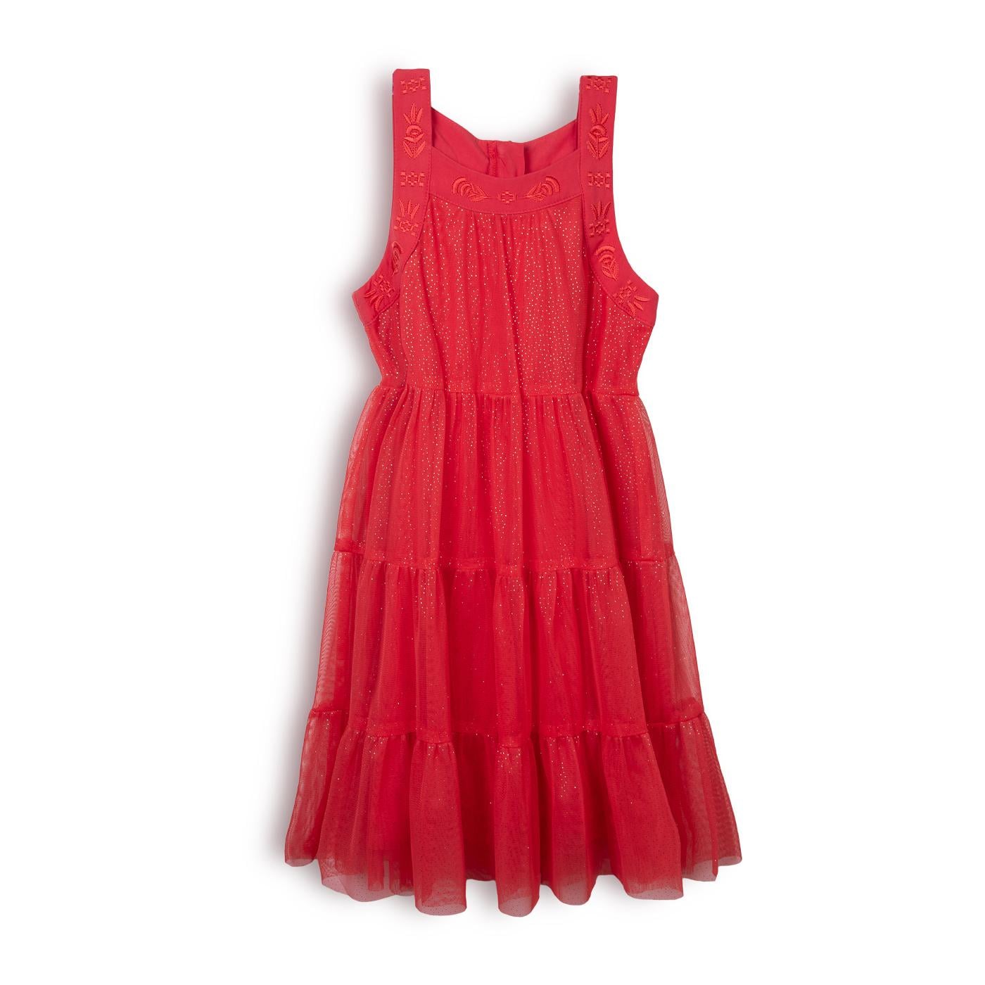 VESTIDO NIÑA ROJO PILLIN (PVC843-25ROJ) - 1
