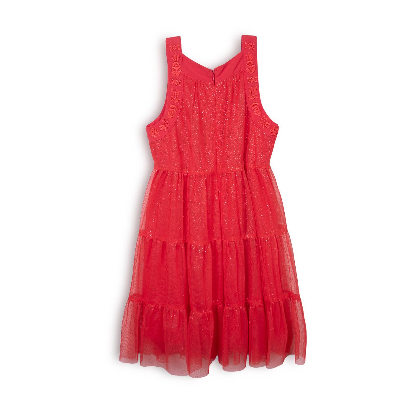 VESTIDO NIÑA ROJO PILLIN (PVC843-25ROJ) - 2