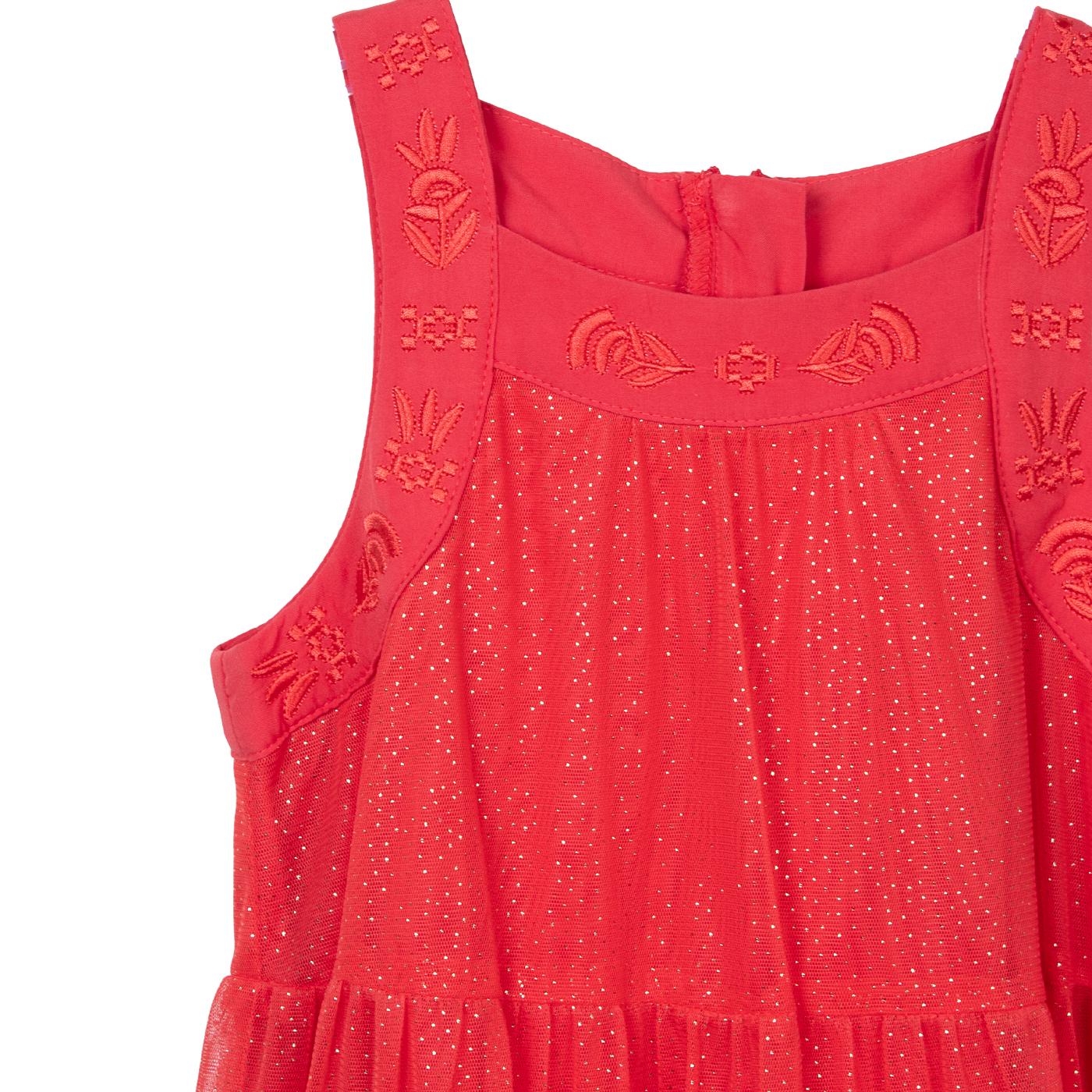 VESTIDO NIÑA ROJO PILLIN (PVC843-25ROJ) - 3
