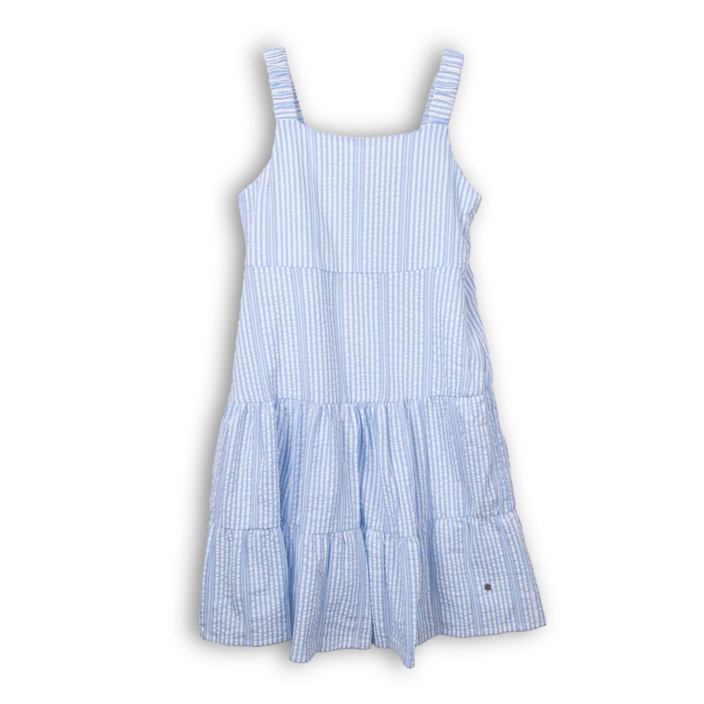 VESTIDO NIÑA CELESTE PILLIN (TVC812-25CEL) - 2