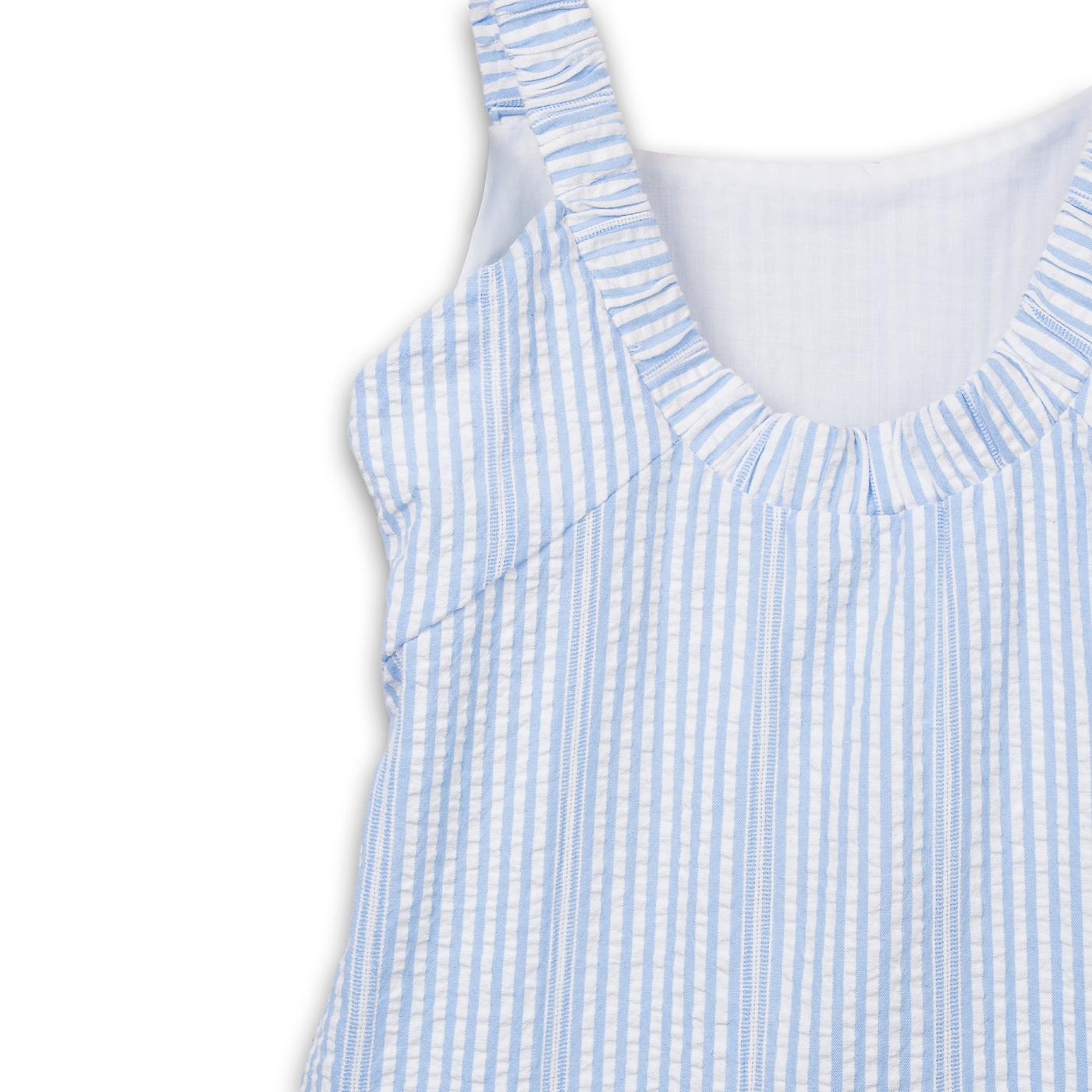 VESTIDO NIÑA CELESTE PILLIN (TVC812-25CEL) - 3