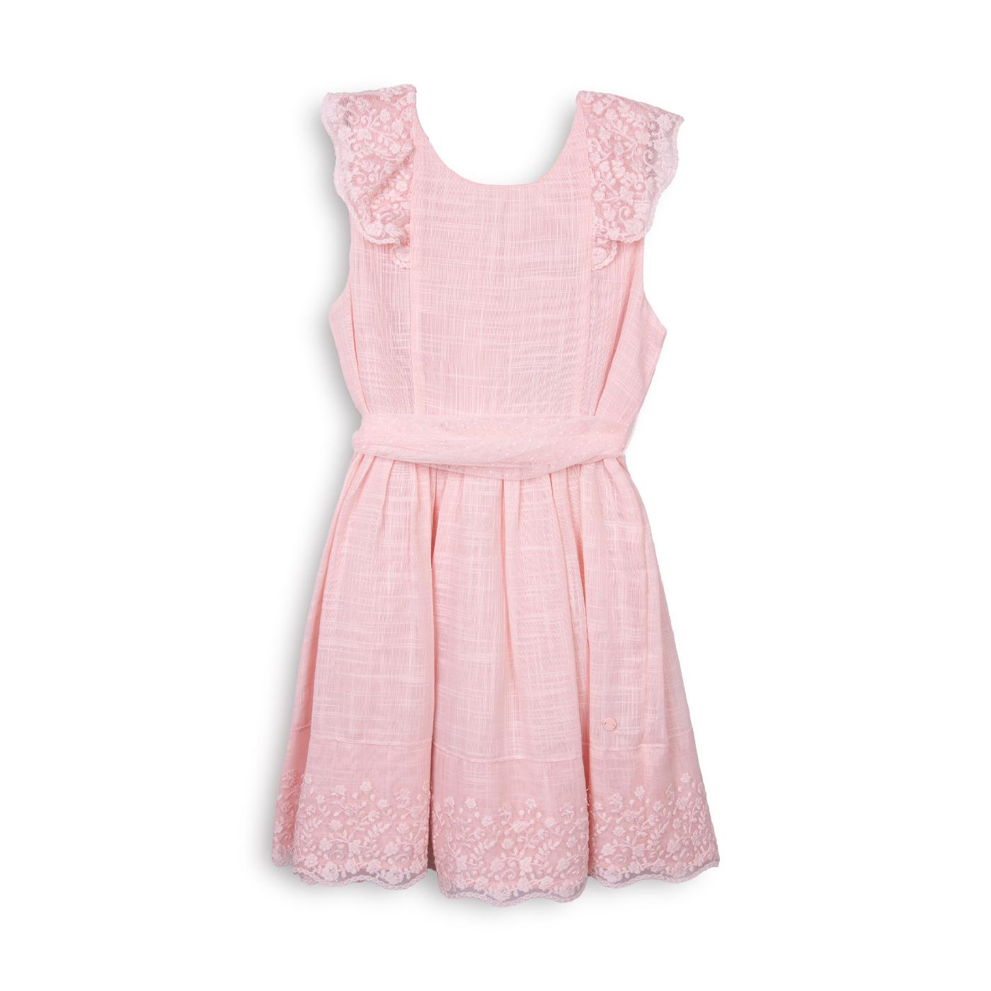 VESTIDO NIÑA CORAL PILLIN (PVC844-25COR) - 1