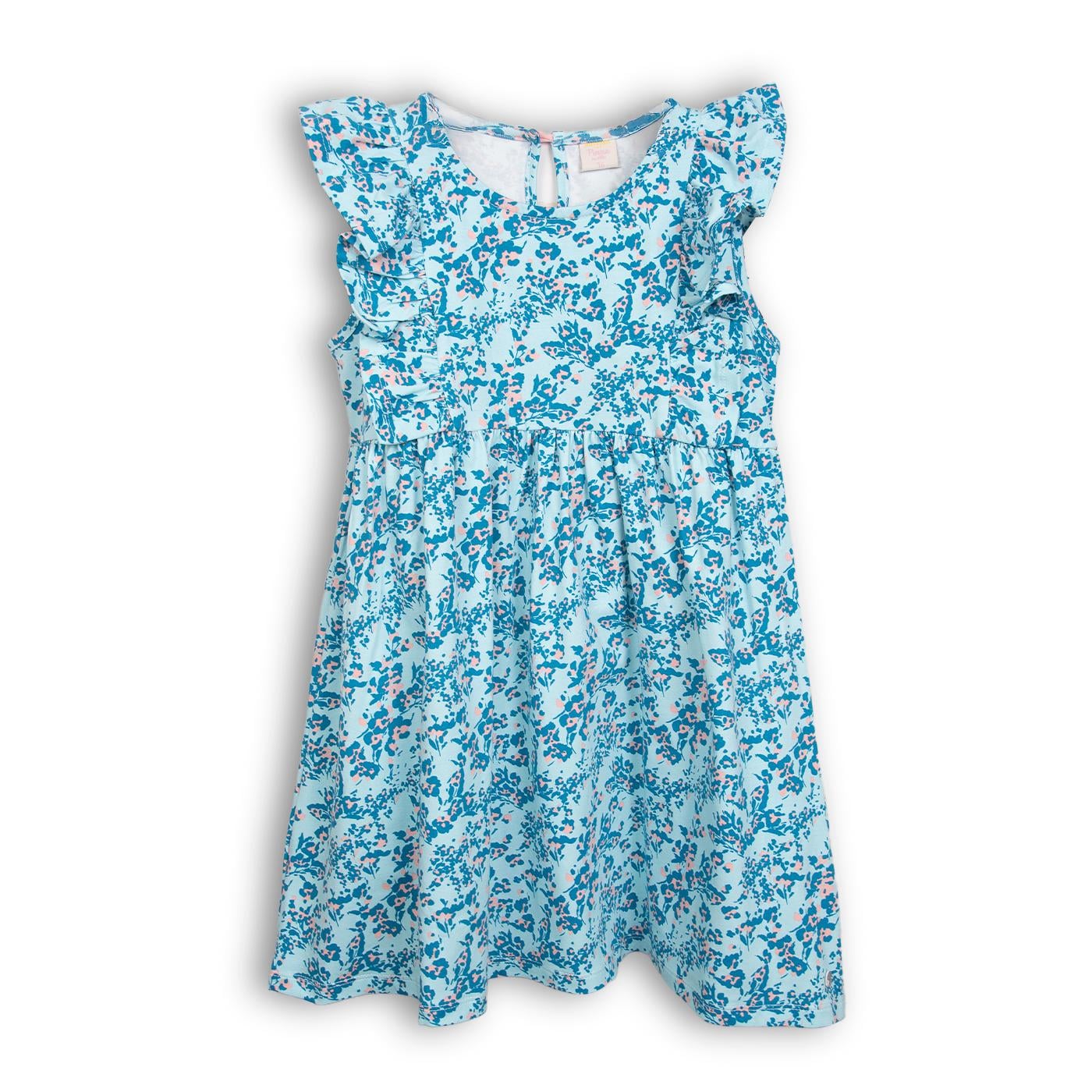 VESTIDO NIÑA TURQUESA PILLIN (PVC620-25TUR) - 1