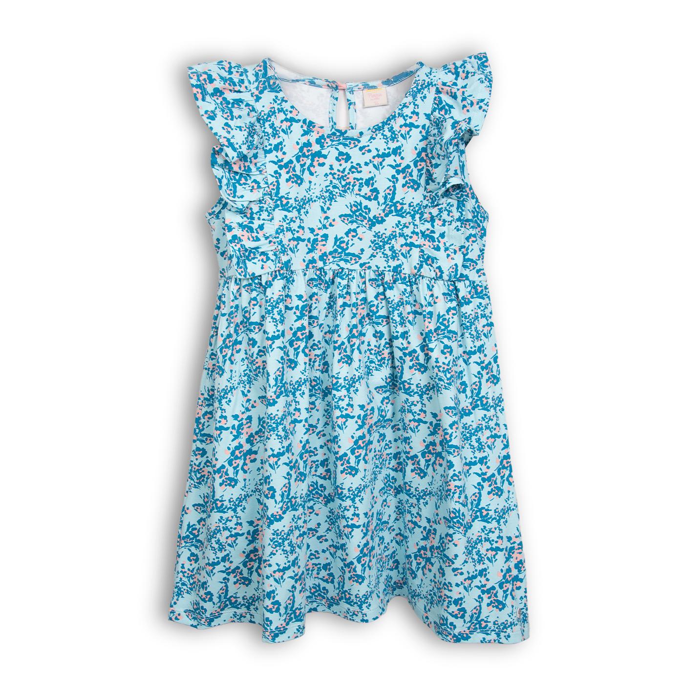 VESTIDO NIÑA TURQUESA PILLIN (PVC620-25TUR) - 1