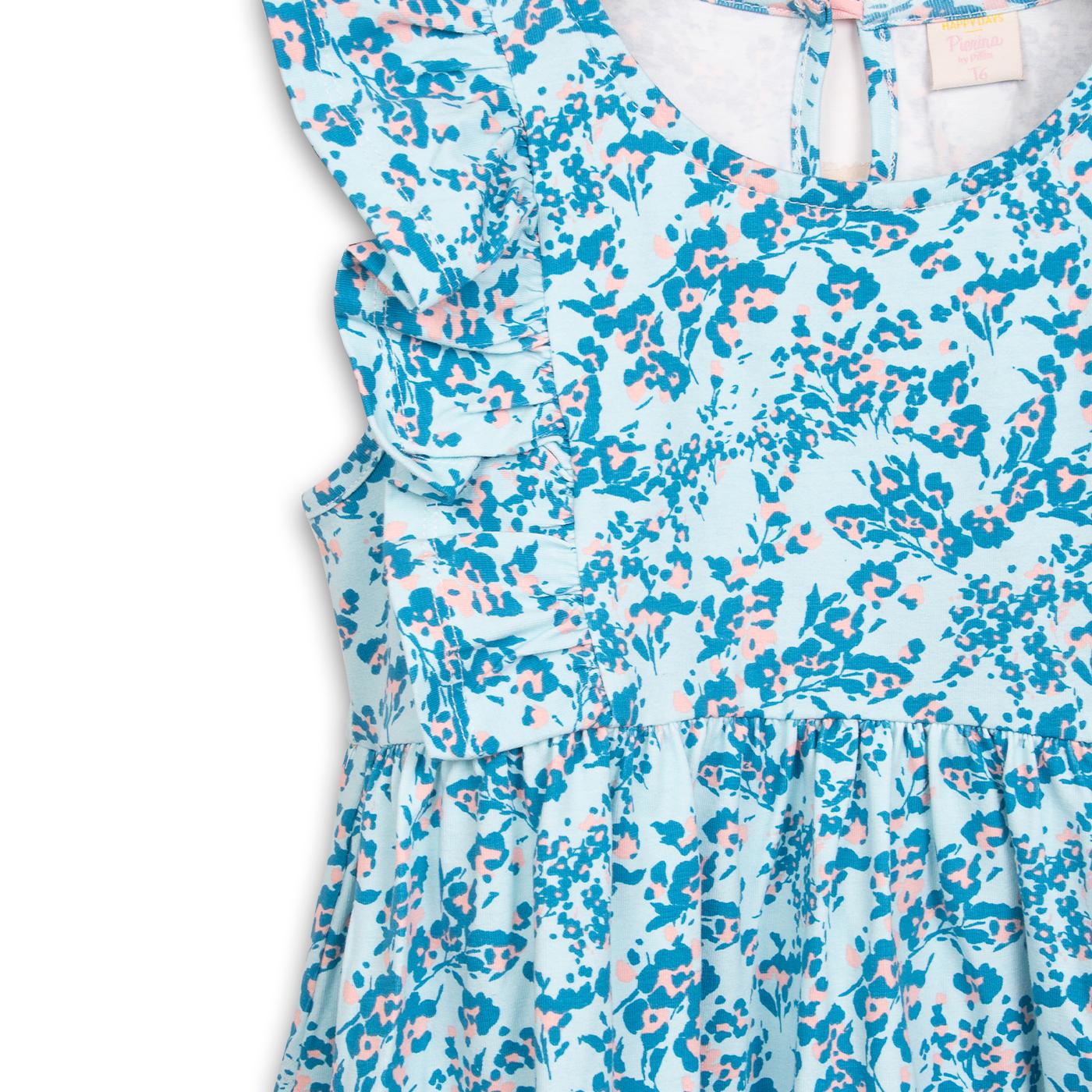 VESTIDO NIÑA TURQUESA PILLIN (PVC620-25TUR) - 3