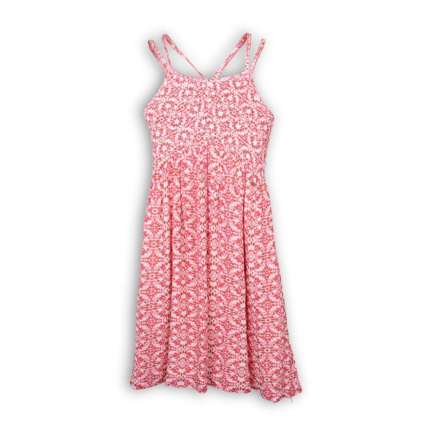 VESTIDO NIÑA FUCSIA PILLIN (TVC805-25FUC) - 1