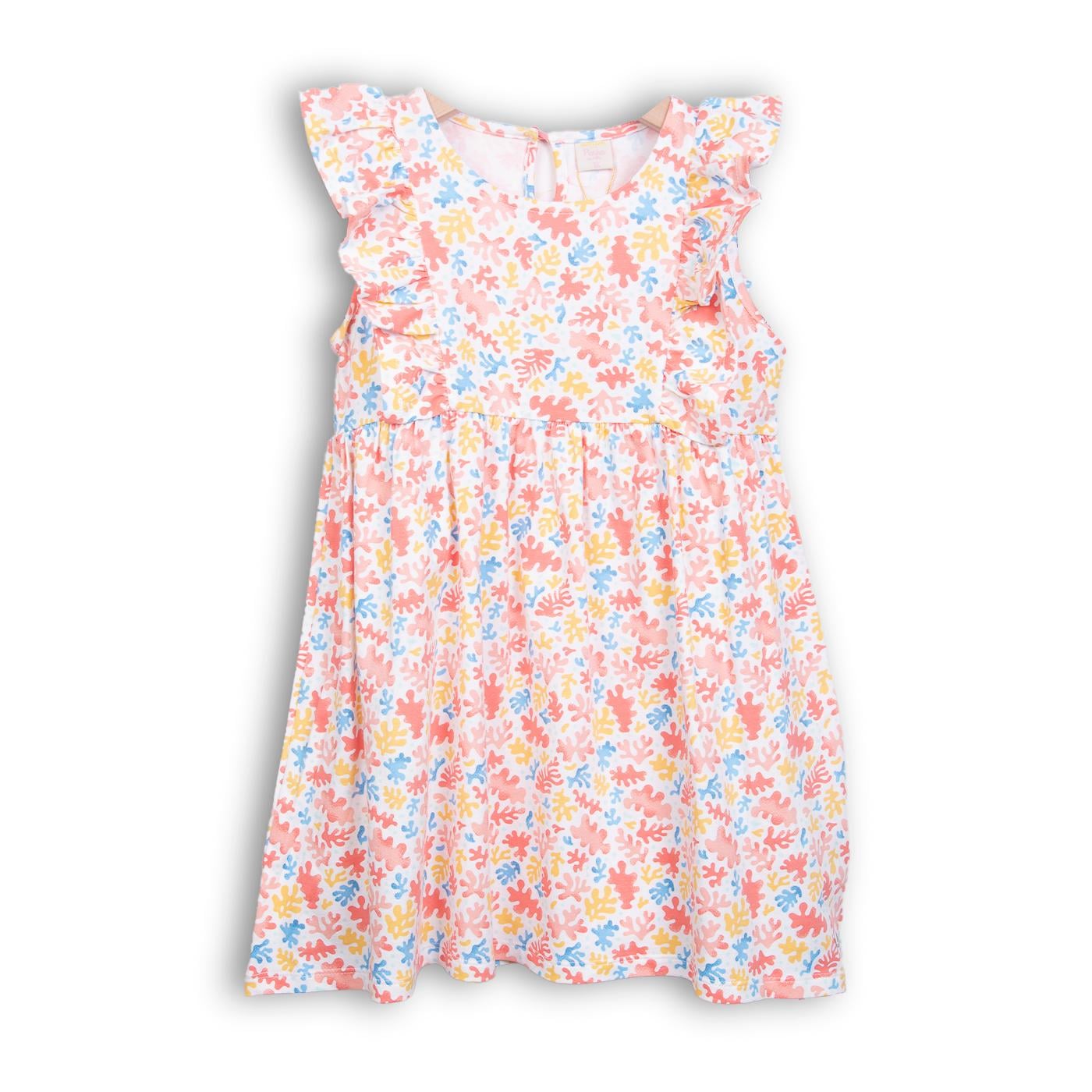 VESTIDO NIÑA CORAL PILLIN (PVC620-25COR) - 1