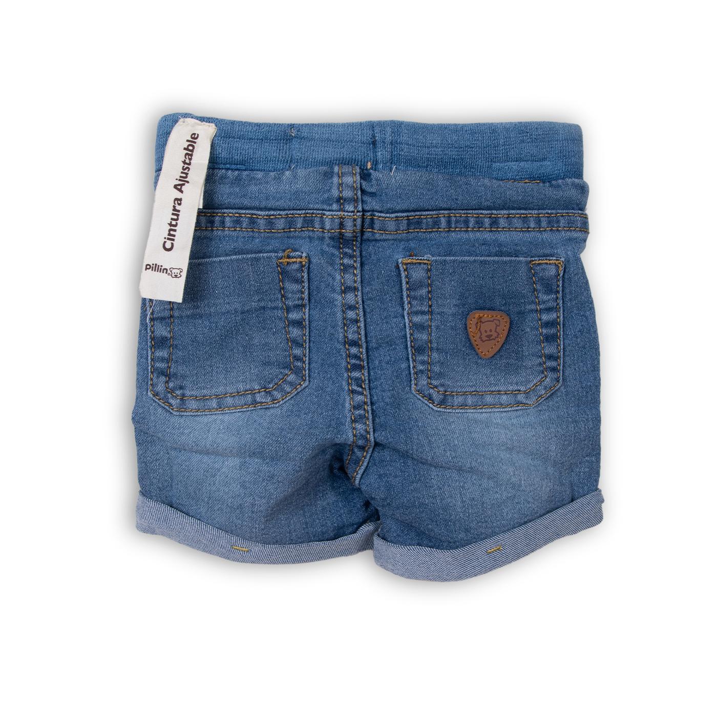 BERMUDA  NIÑO DENIM PILLIN (PVC733-25DEN) - 2