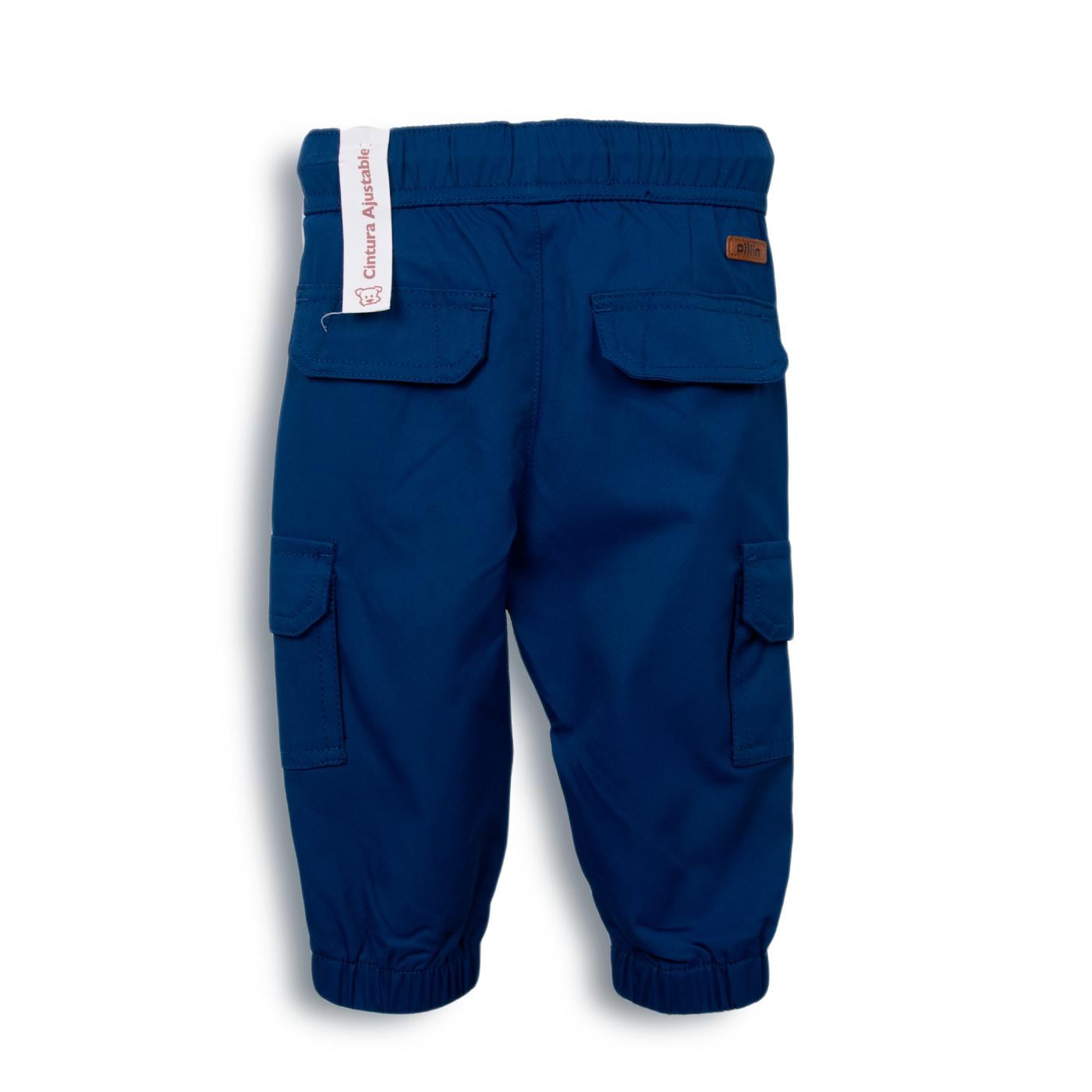 PANTALON  NIÑO AZUL MARINO PILLIN (PVC805-25AZM) - 2