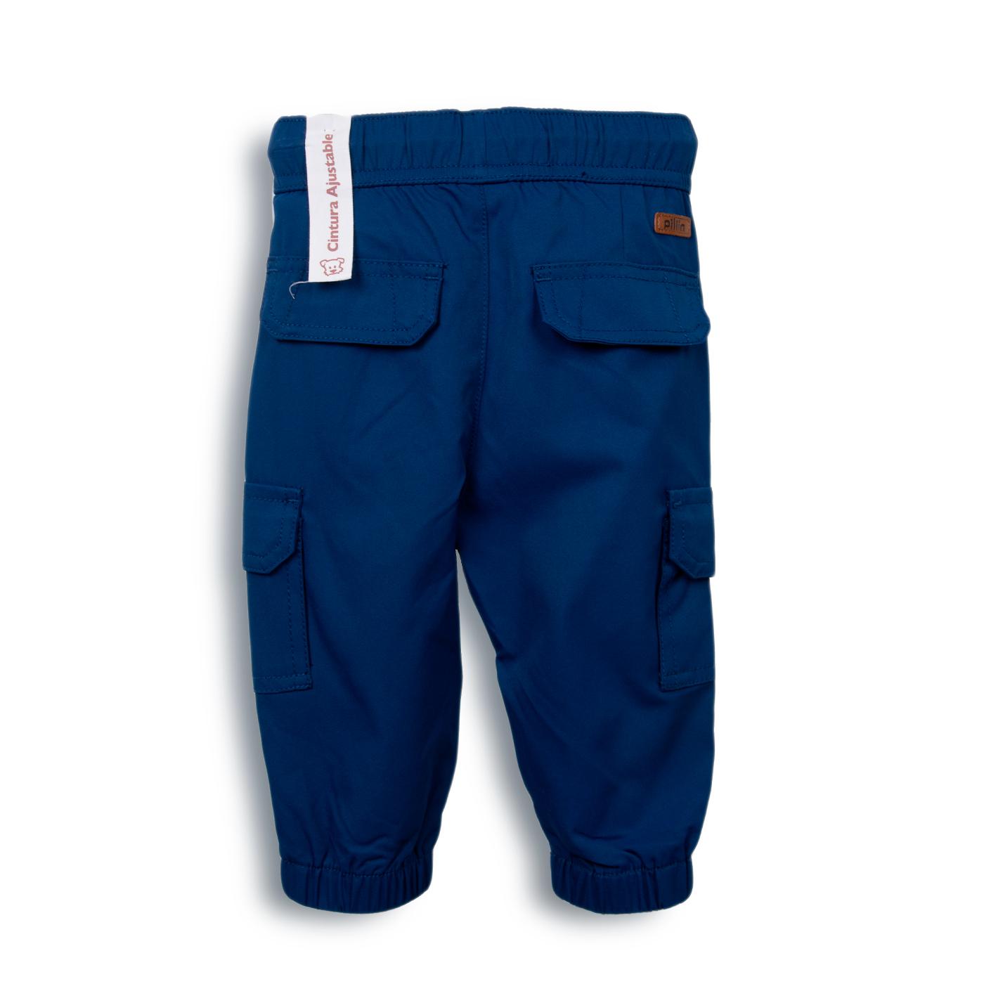 PANTALON  NIÑO AZUL MARINO PILLIN (PVC805-25AZM) - 2