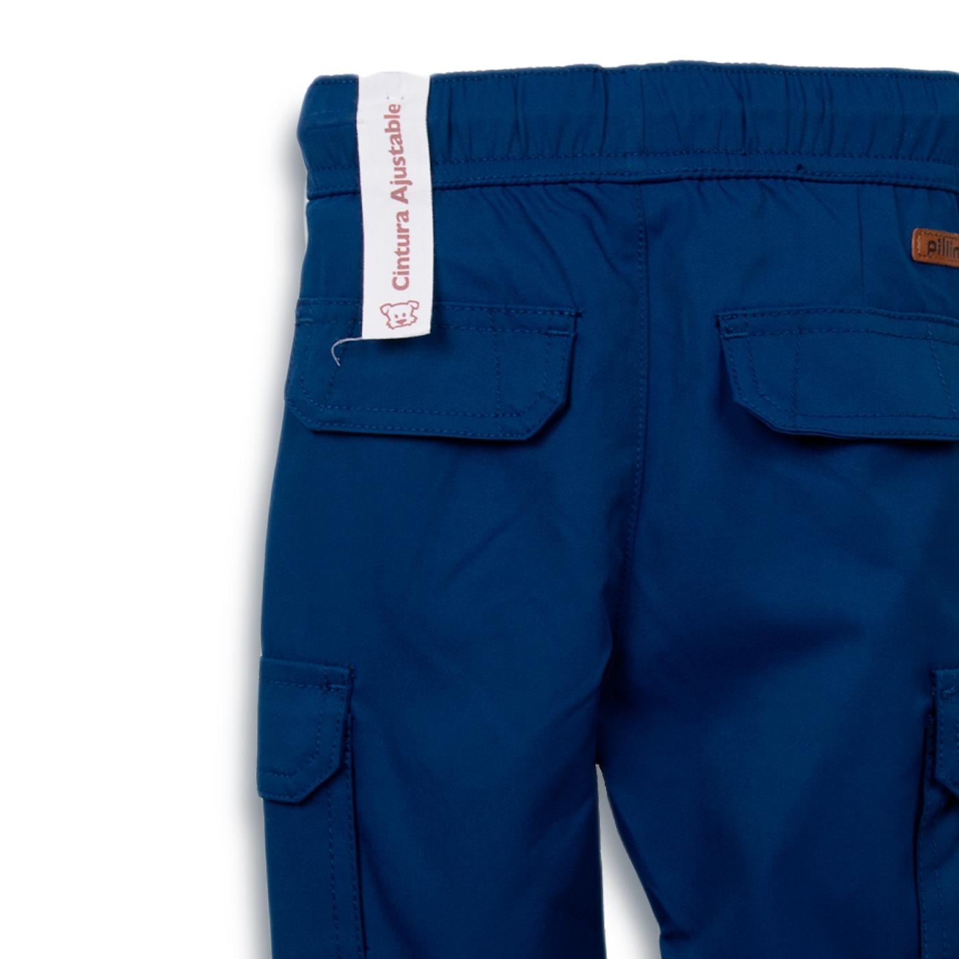 PANTALON  NIÑO AZUL MARINO PILLIN (PVC805-25AZM) - 3