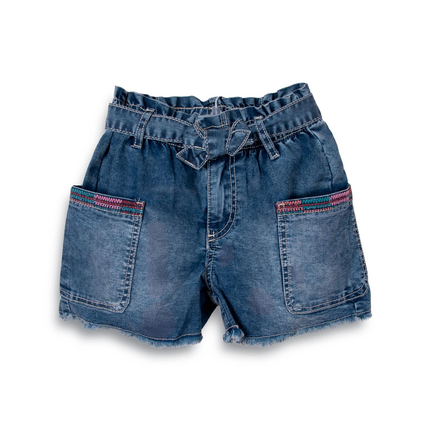 SHORT NIÑA DENIM PILLIN (PVC712-25DEN) - 1
