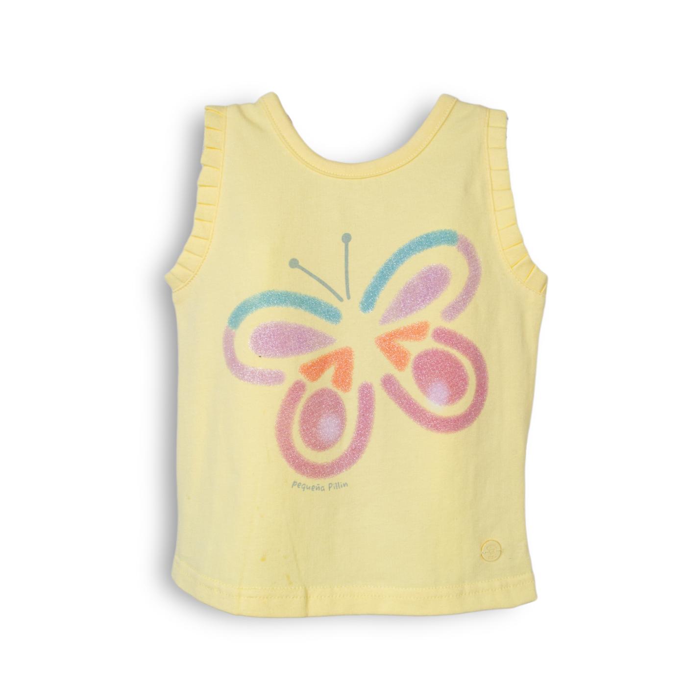 POLERA  NIÑA AMARILLO PILLIN (PVC668-25AMA) - 1