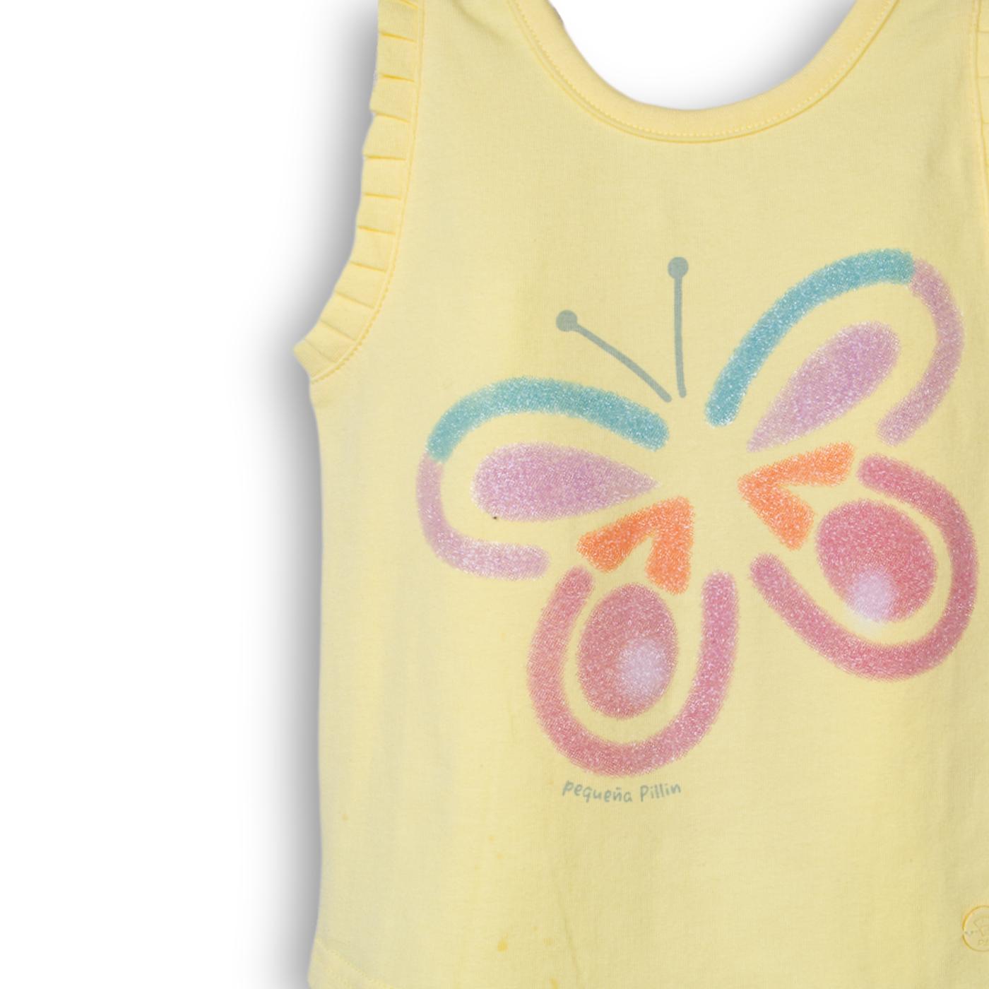 POLERA  NIÑA AMARILLO PILLIN (PVC668-25AMA) - 3