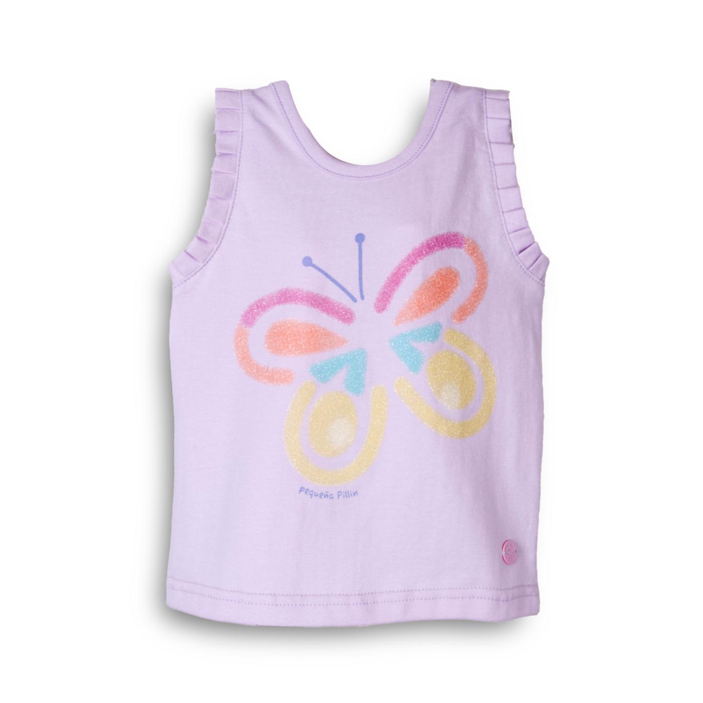 POLERA  NIÑA LAVANDA PILLIN (PVC668-25LAV) - 1