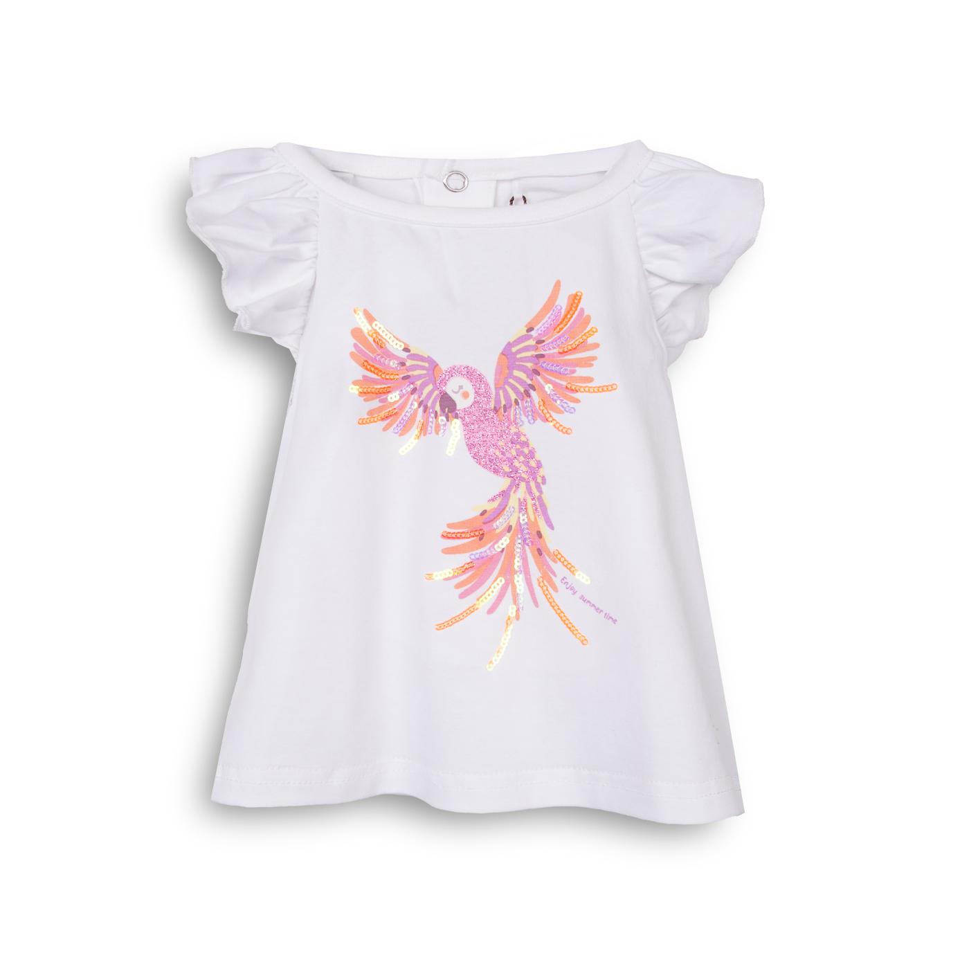 POLERA  NIÑA BLANCO PILLIN (PVC667-25BCO) - 1