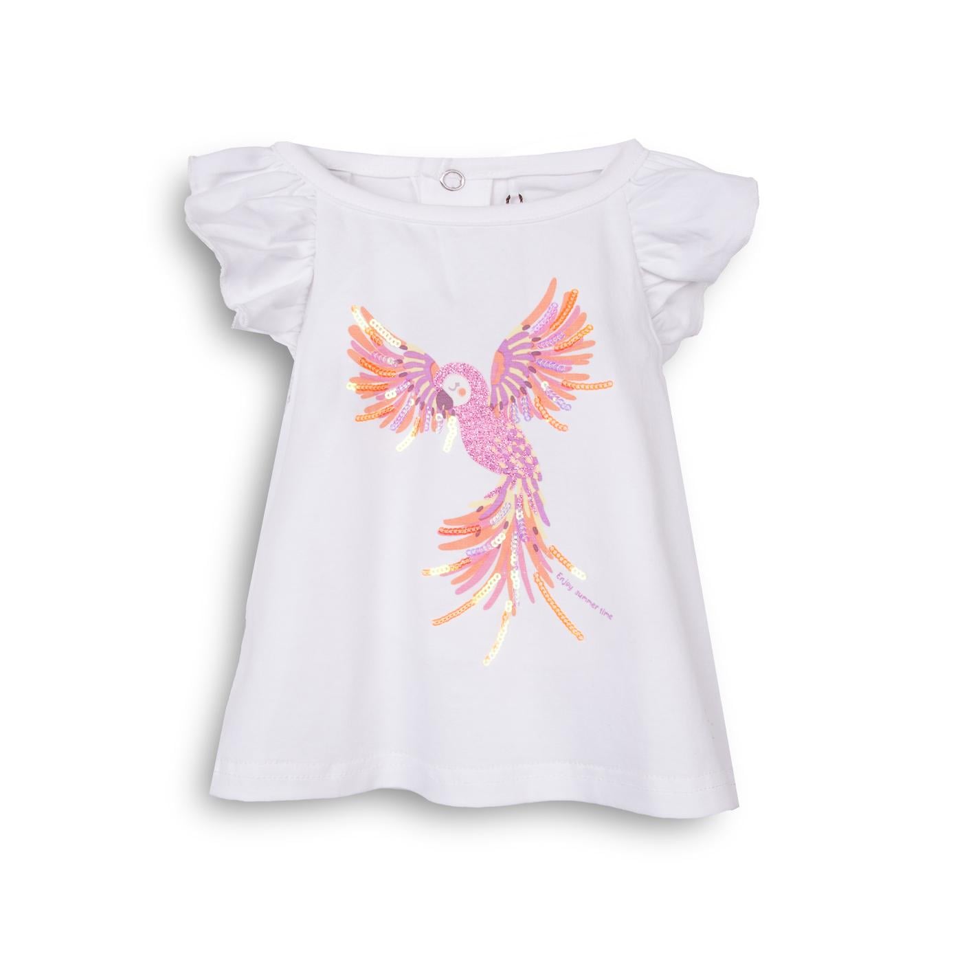 POLERA  NIÑA BLANCO PILLIN (PVC667-25BCO) - 1